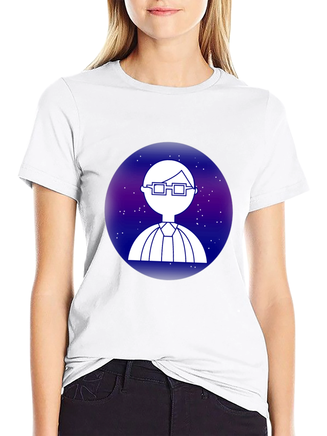 Nerdy Galaxy T-Shirt - Cool Space Geek Design