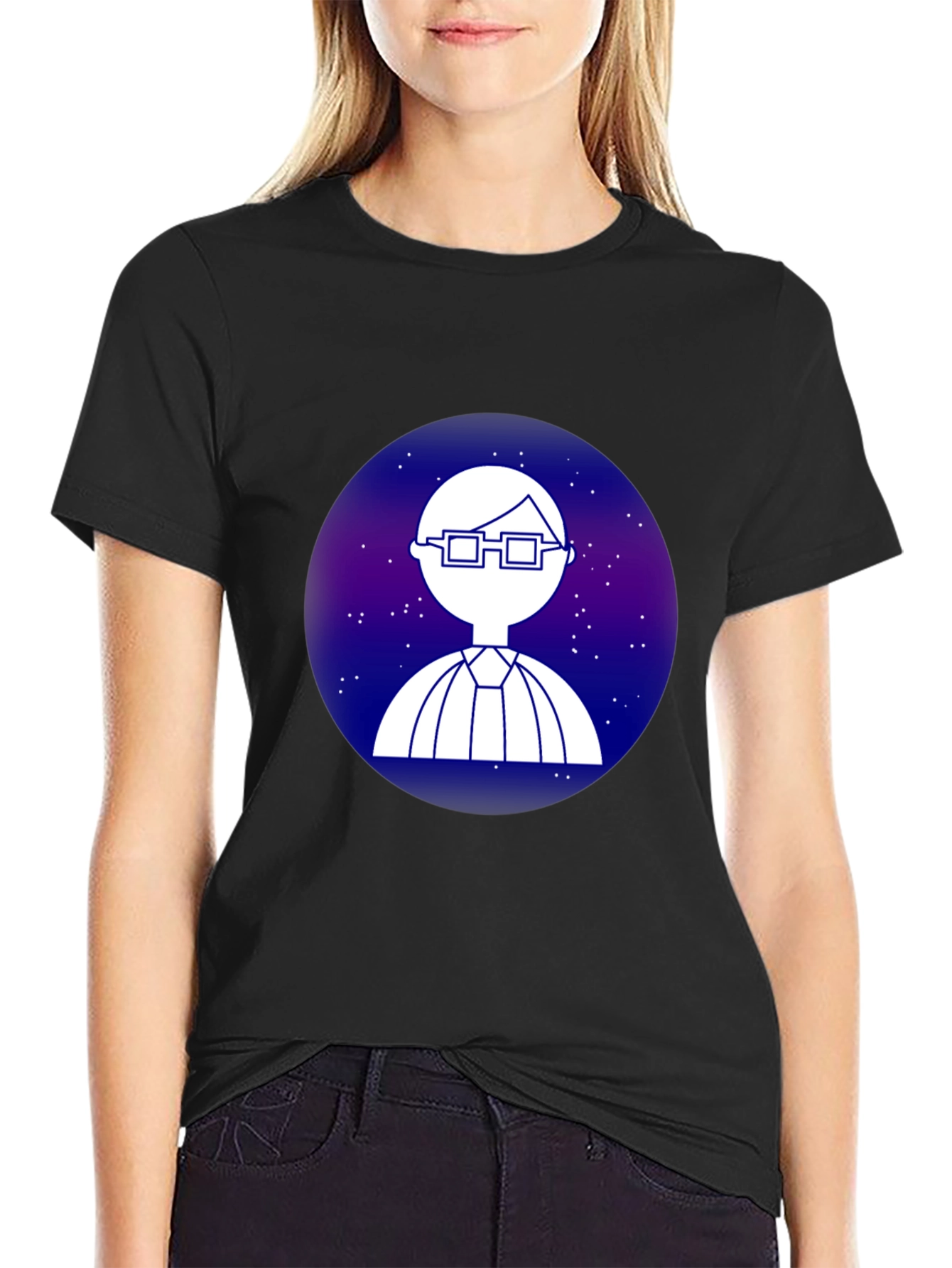 Nerdy Galaxy T-Shirt - Cool Space Geek Design