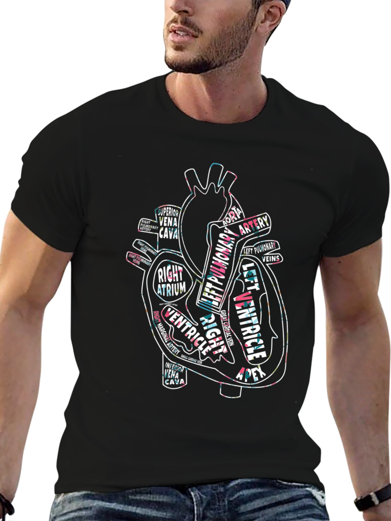 Anatomical Heart T-Shirt - Unique Design