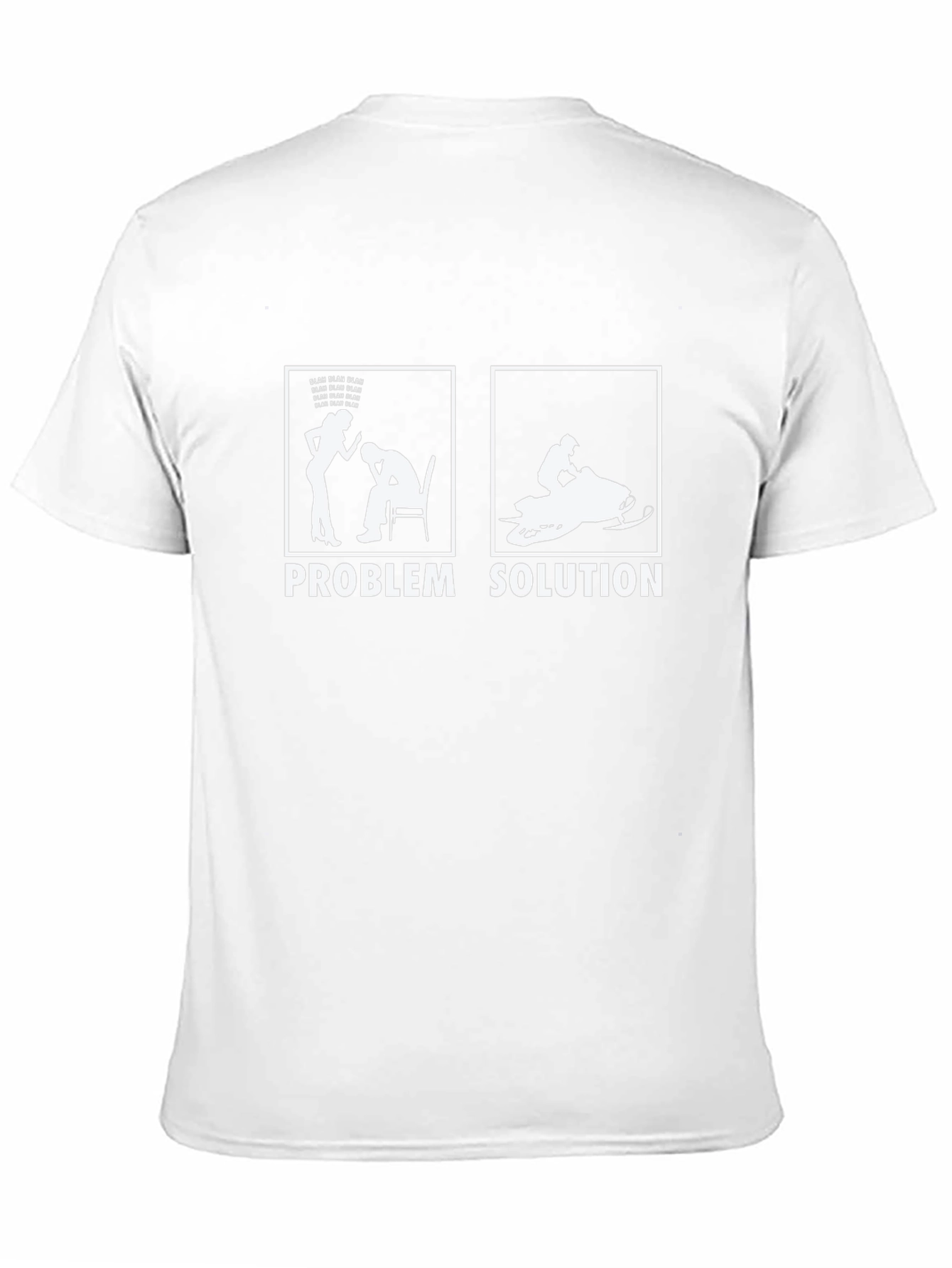 Problem Solution Snowmobile T-Shirt