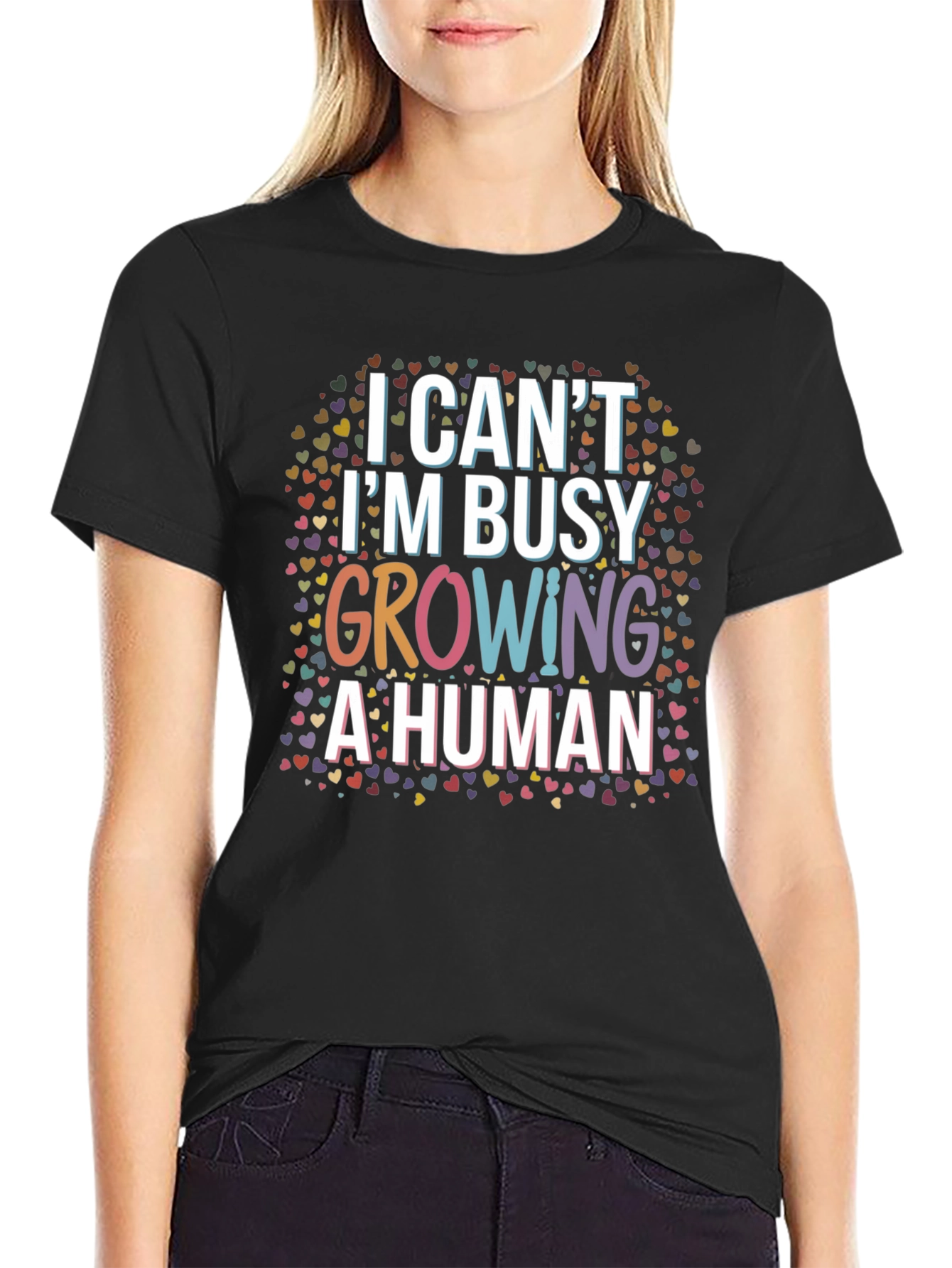 Funny Pregnancy T-Shirt - Im Growing A Human