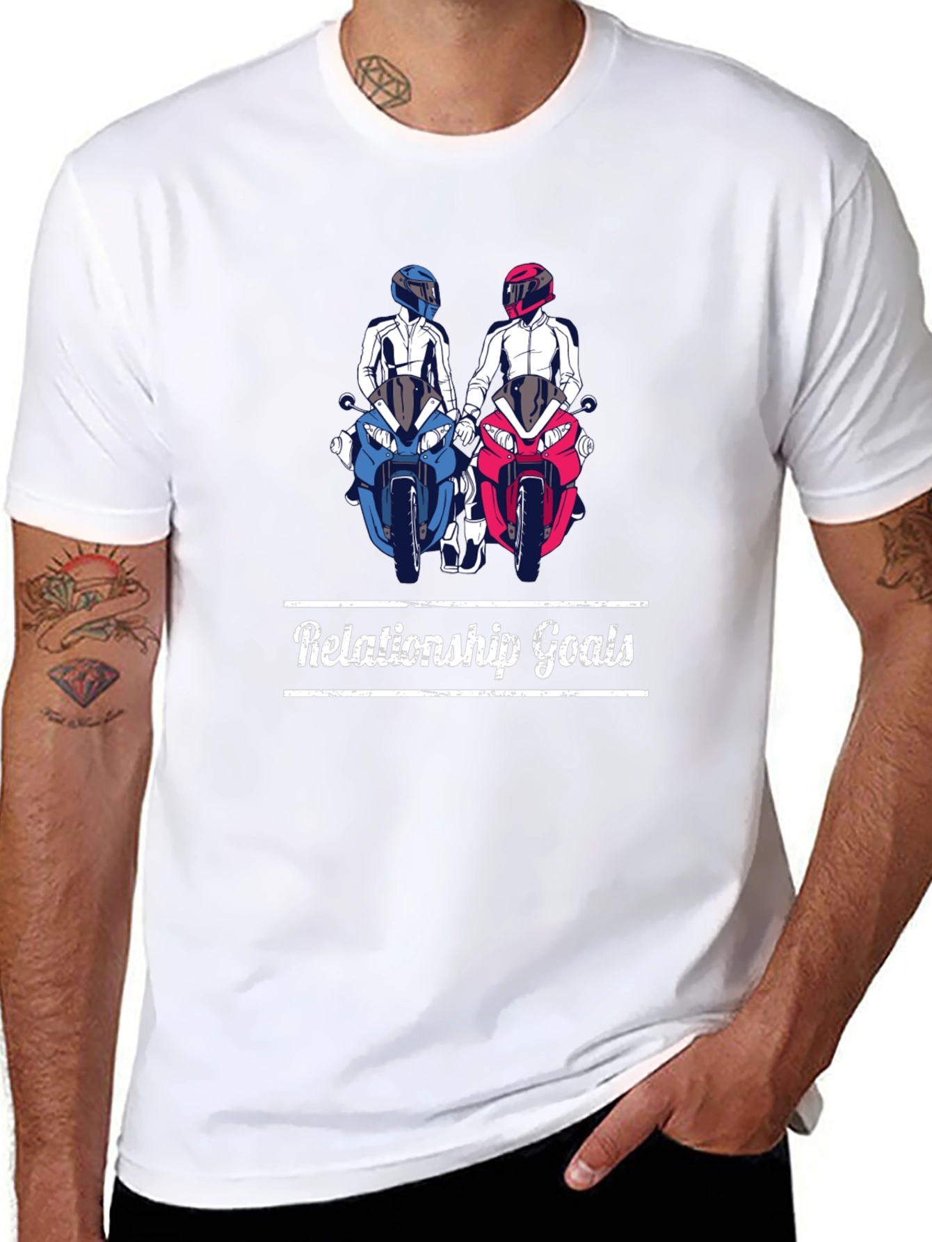 Relationship Goals Motorcycle T-Shirt