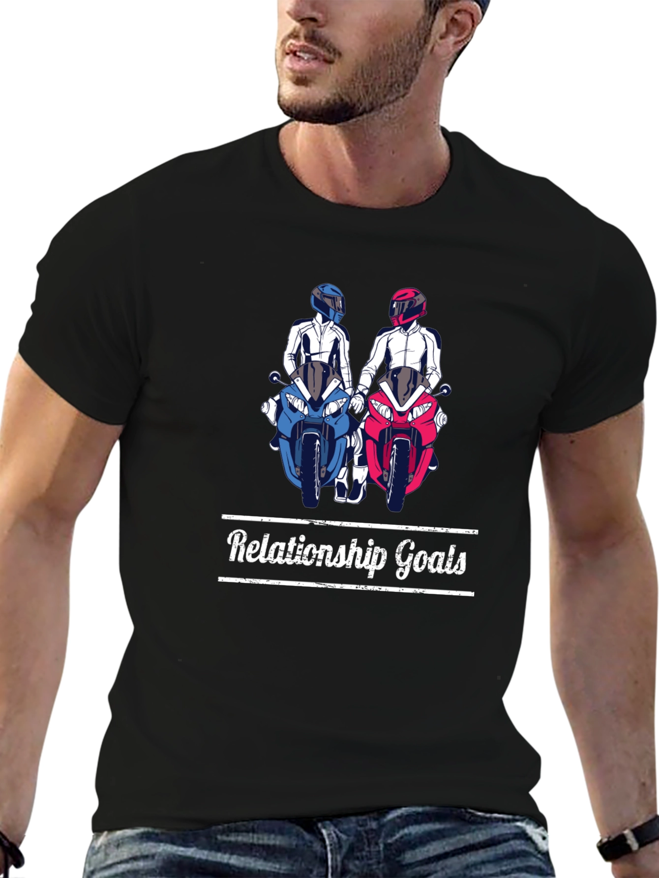 Relationship Goals Motorcycle T-Shirt