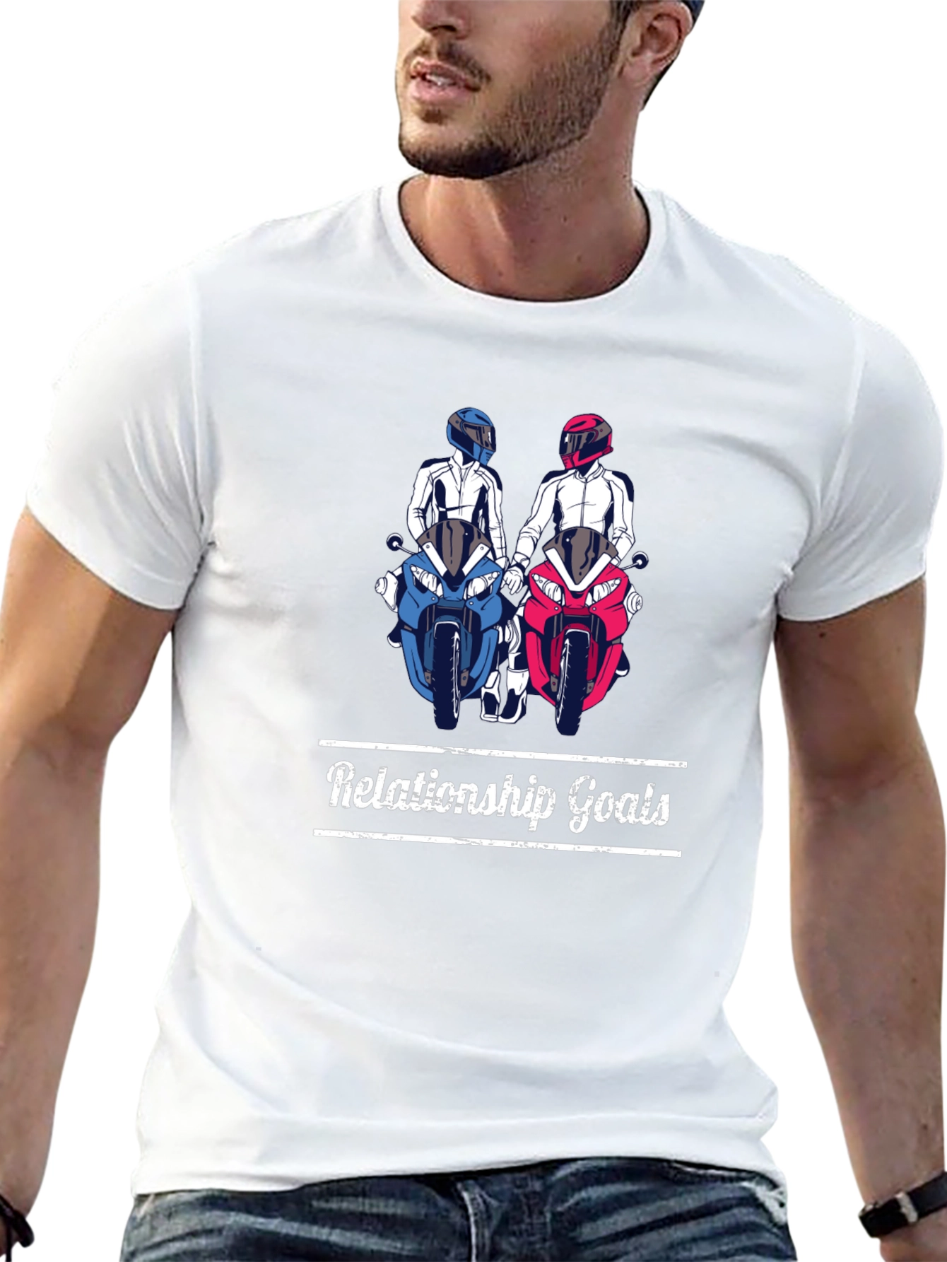Relationship Goals Motorcycle T-Shirt