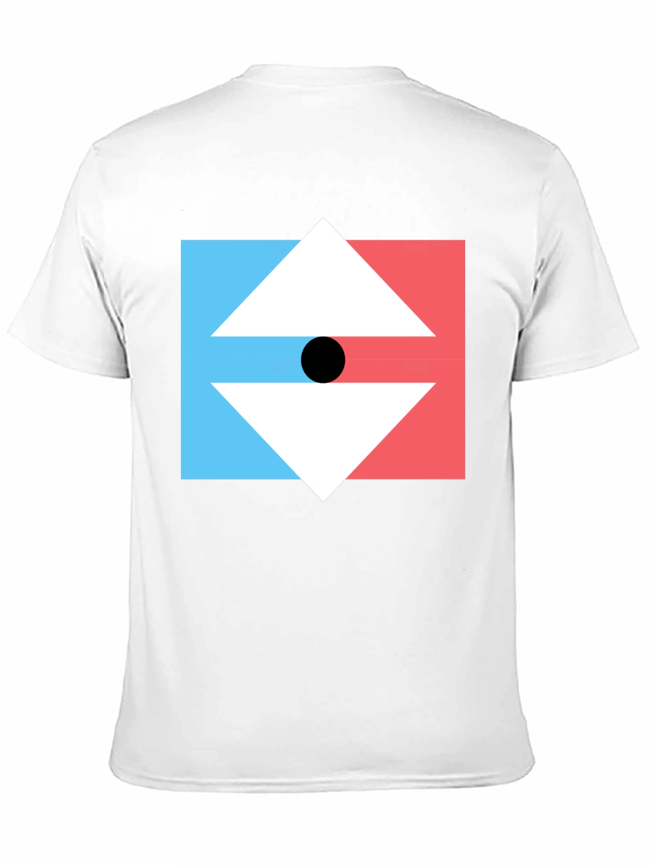 Geometric Arrow Graphic Tee - Mens Black T-Shirt