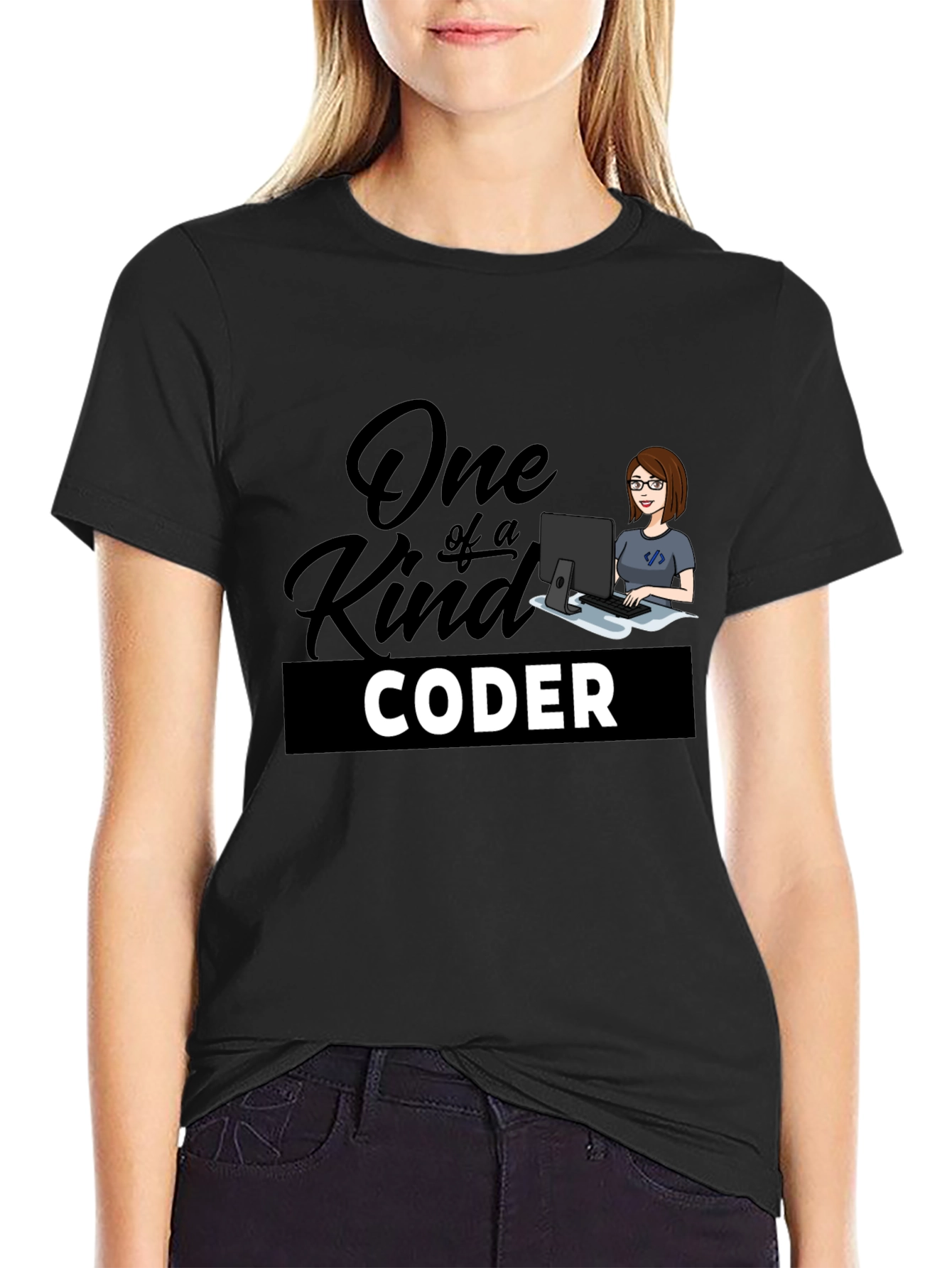 One of a Kind Coder T-Shirt - Black