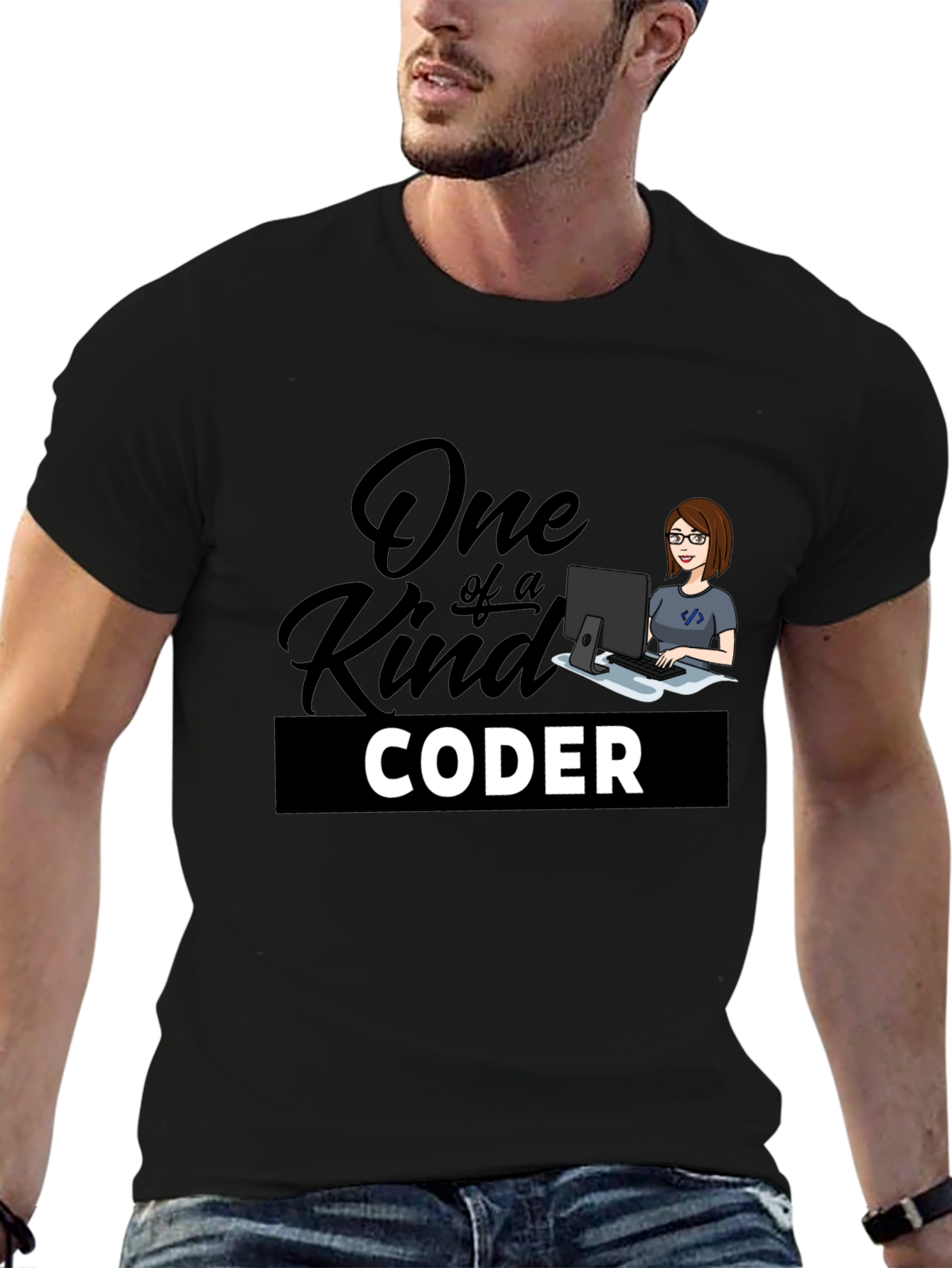One of a Kind Coder T-Shirt - Black