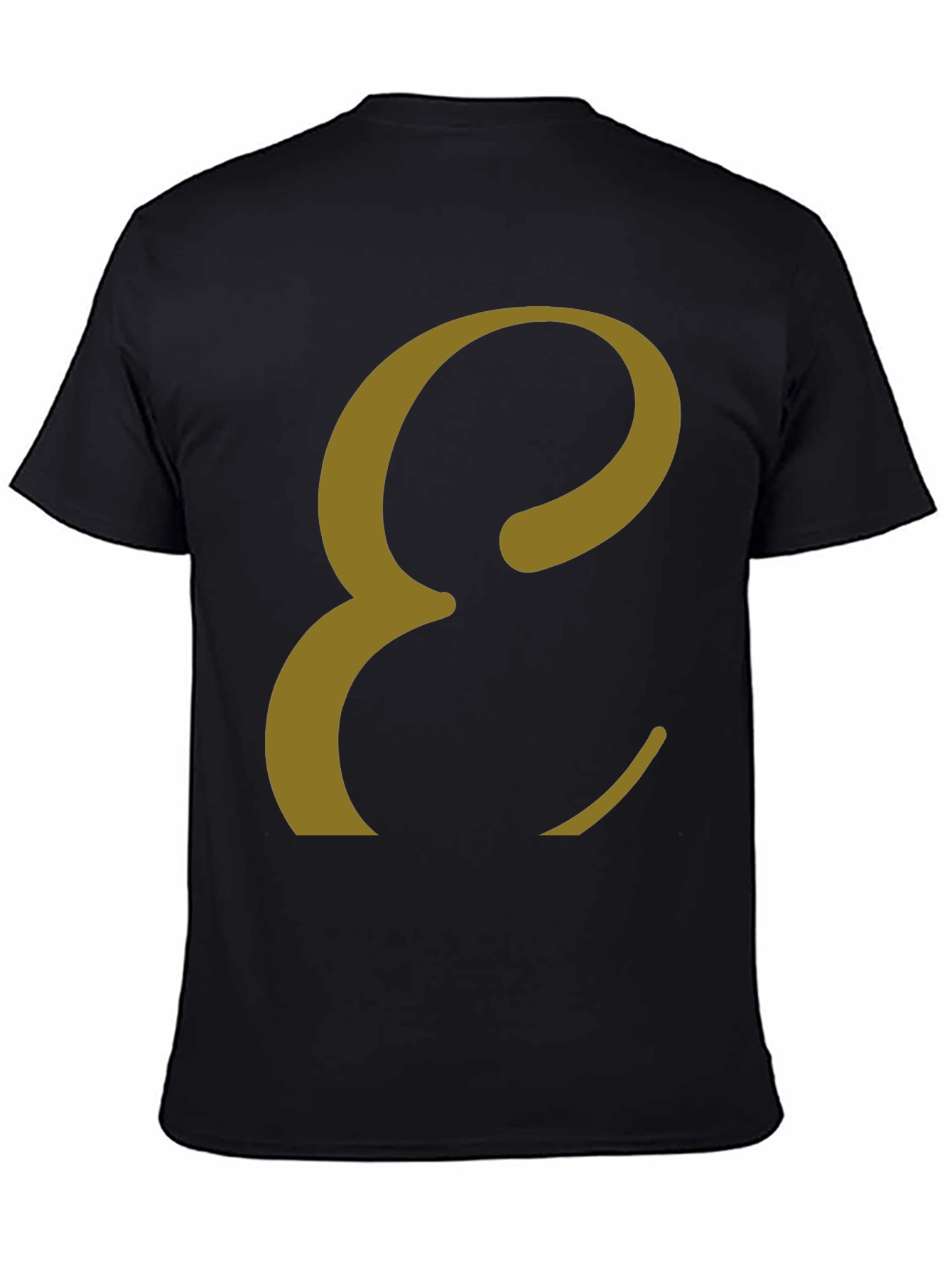 Elegant Letter E T-Shirt - Stylish Graphic Tee