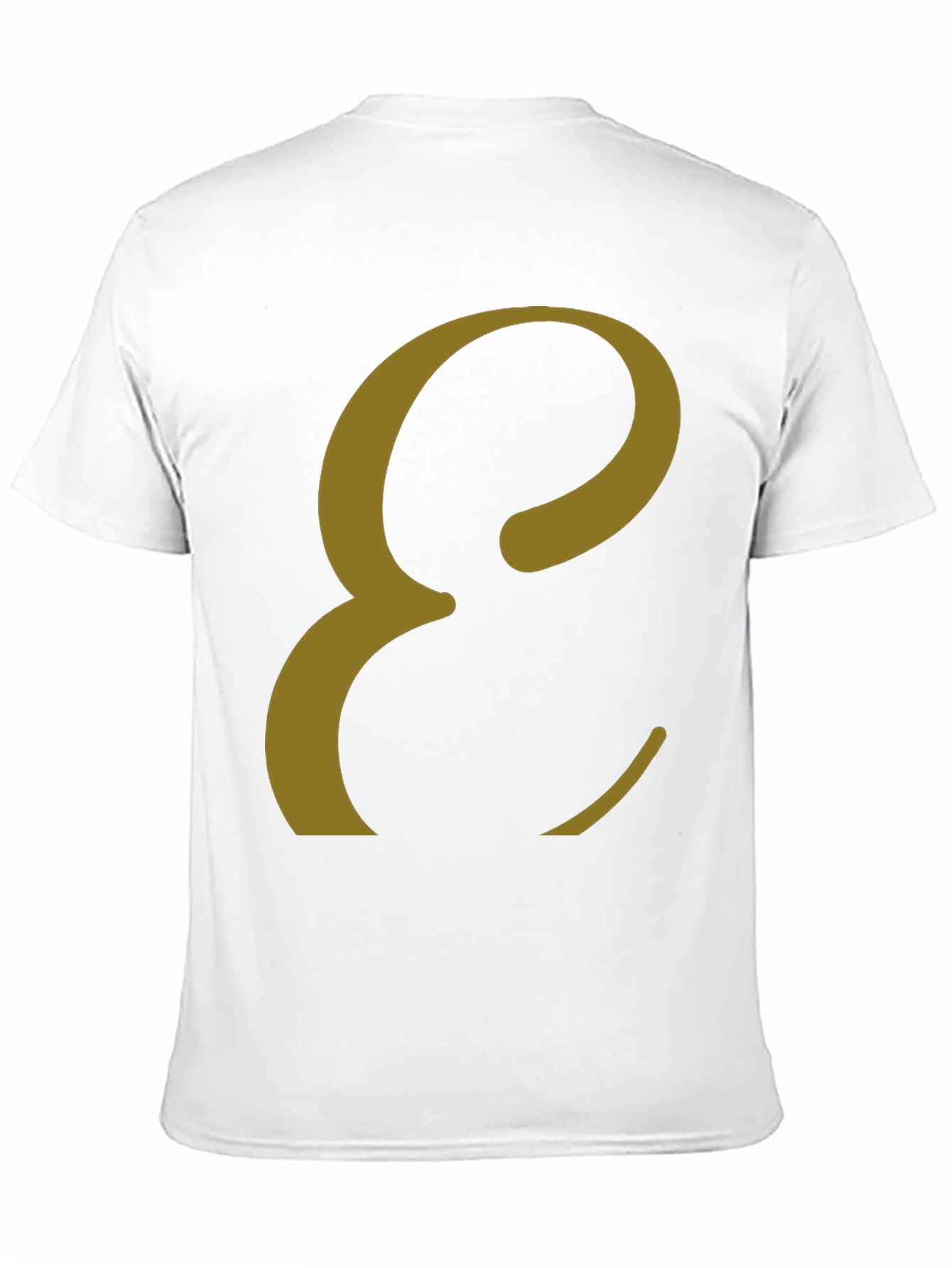 Elegant Letter E T-Shirt - Stylish Graphic Tee