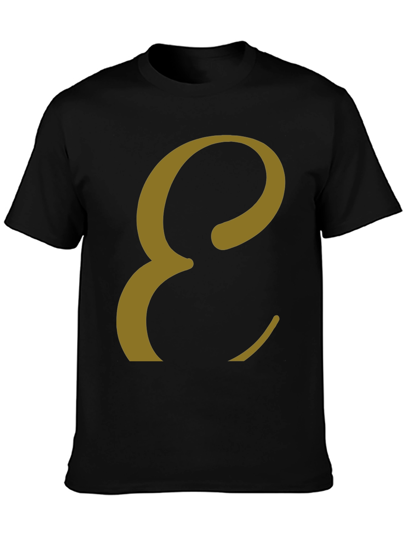 Elegant Letter E T-Shirt - Stylish Graphic Tee
