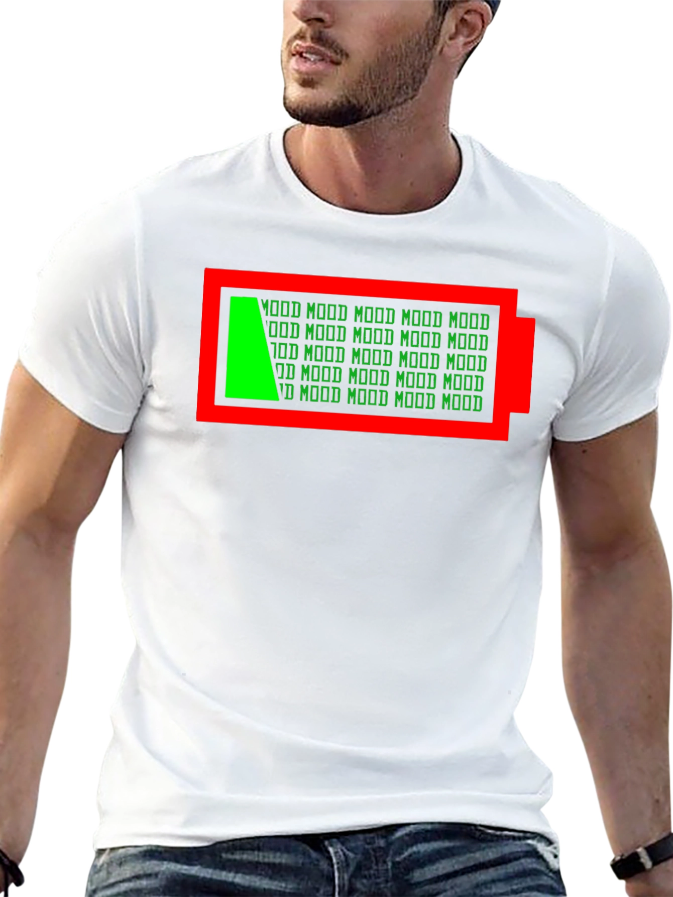 Mood Battery Graphic T-Shirt