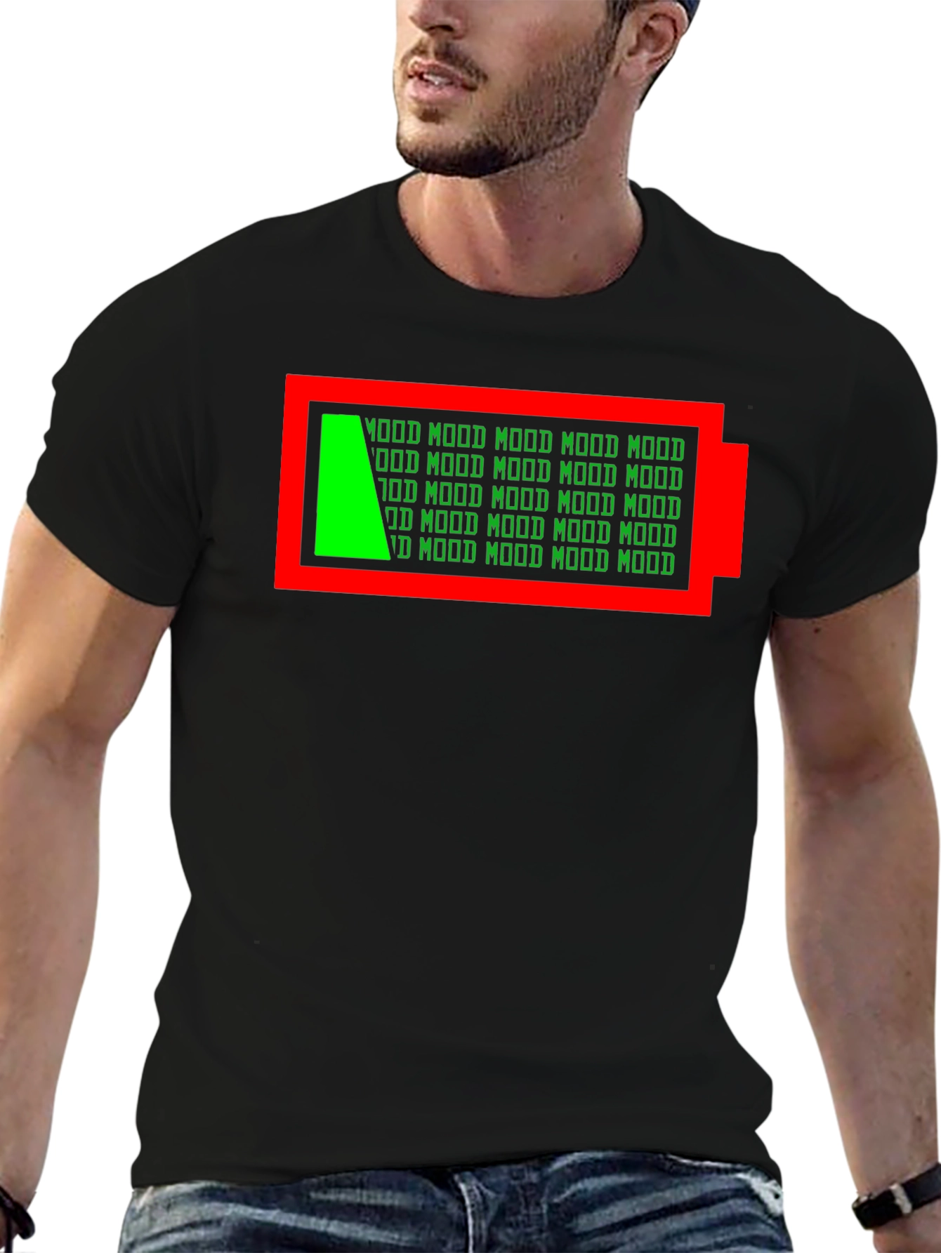 Mood Battery Graphic T-Shirt