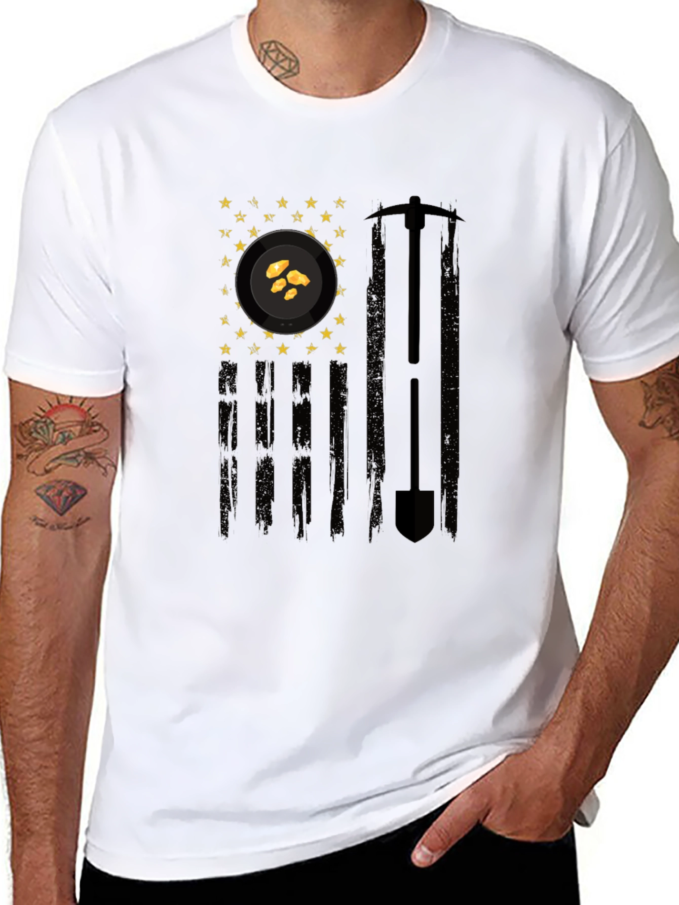 Gold Mining Flag Graphic Tee - Prospectors Pride