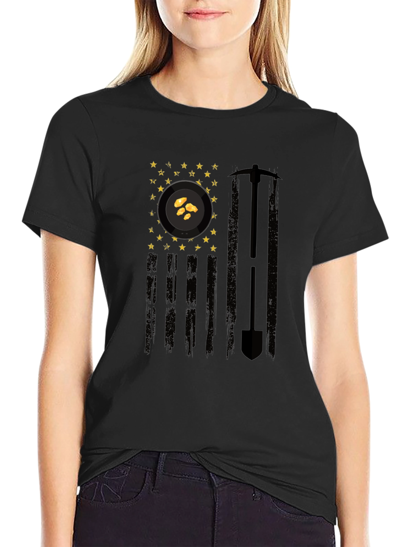 Gold Mining Flag Graphic Tee - Prospectors Pride
