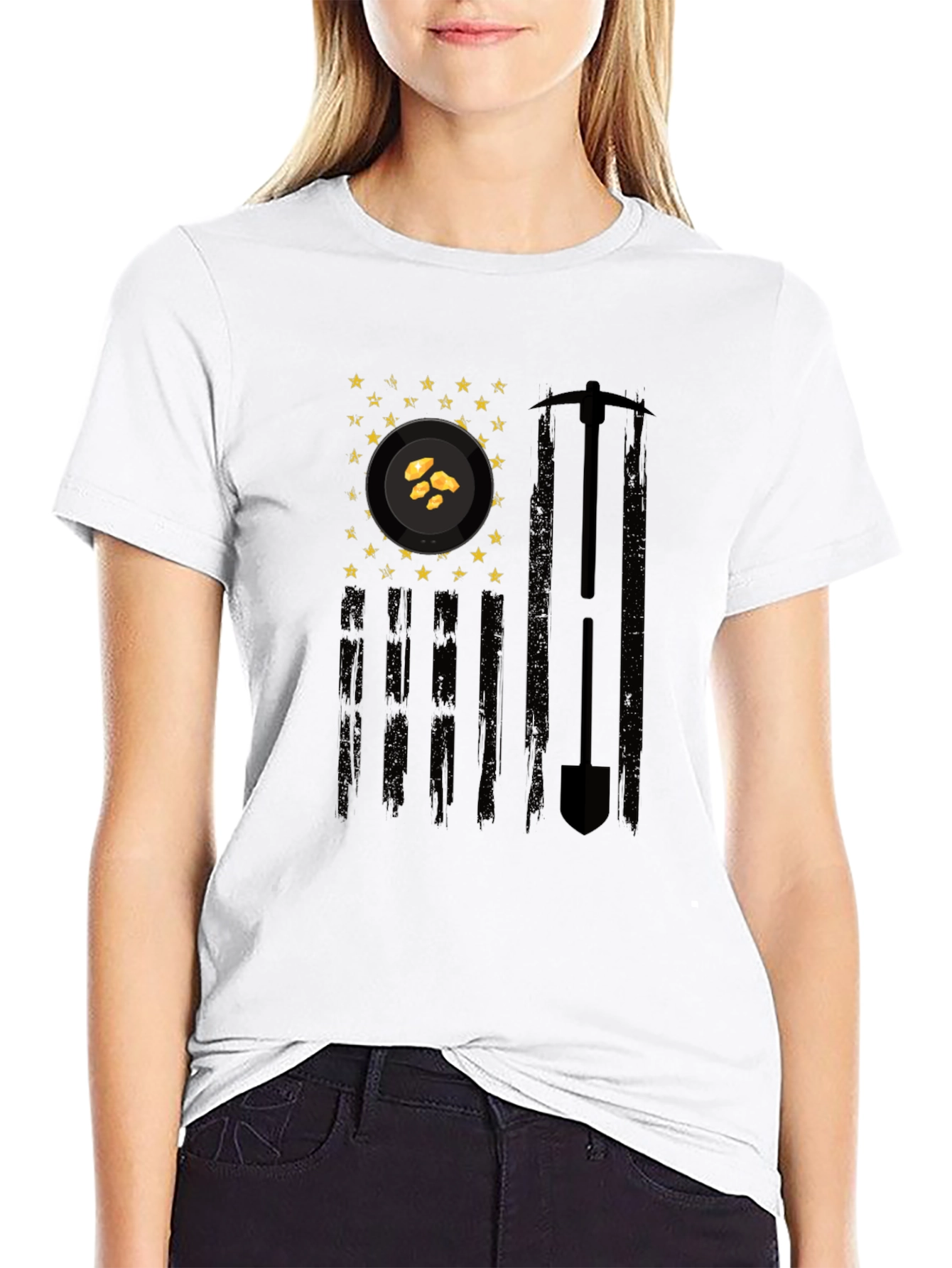Gold Mining Flag Graphic Tee - Prospectors Pride