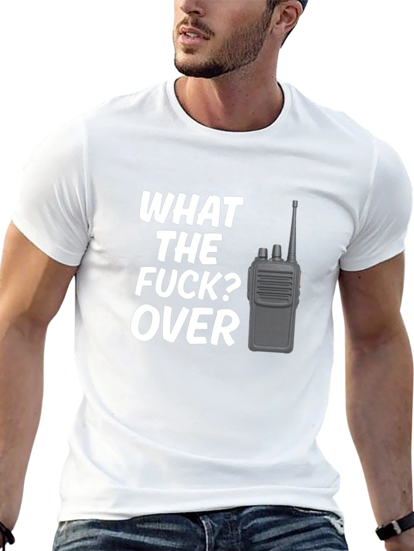Funny What the F*ck? Over Radio Operator T-Shirt