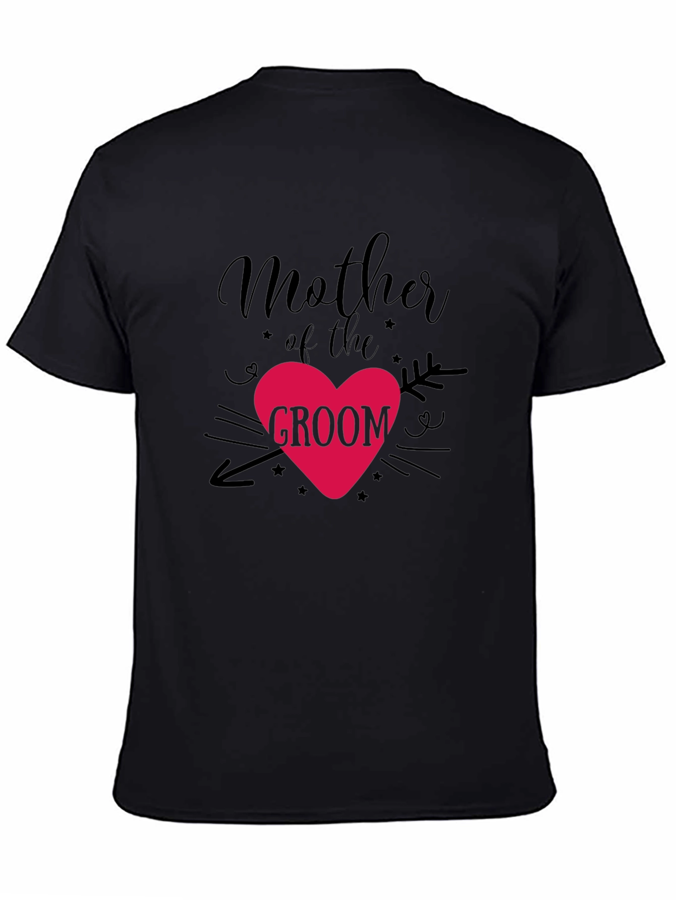 Mother of the Groom T-Shirt - Heart Design