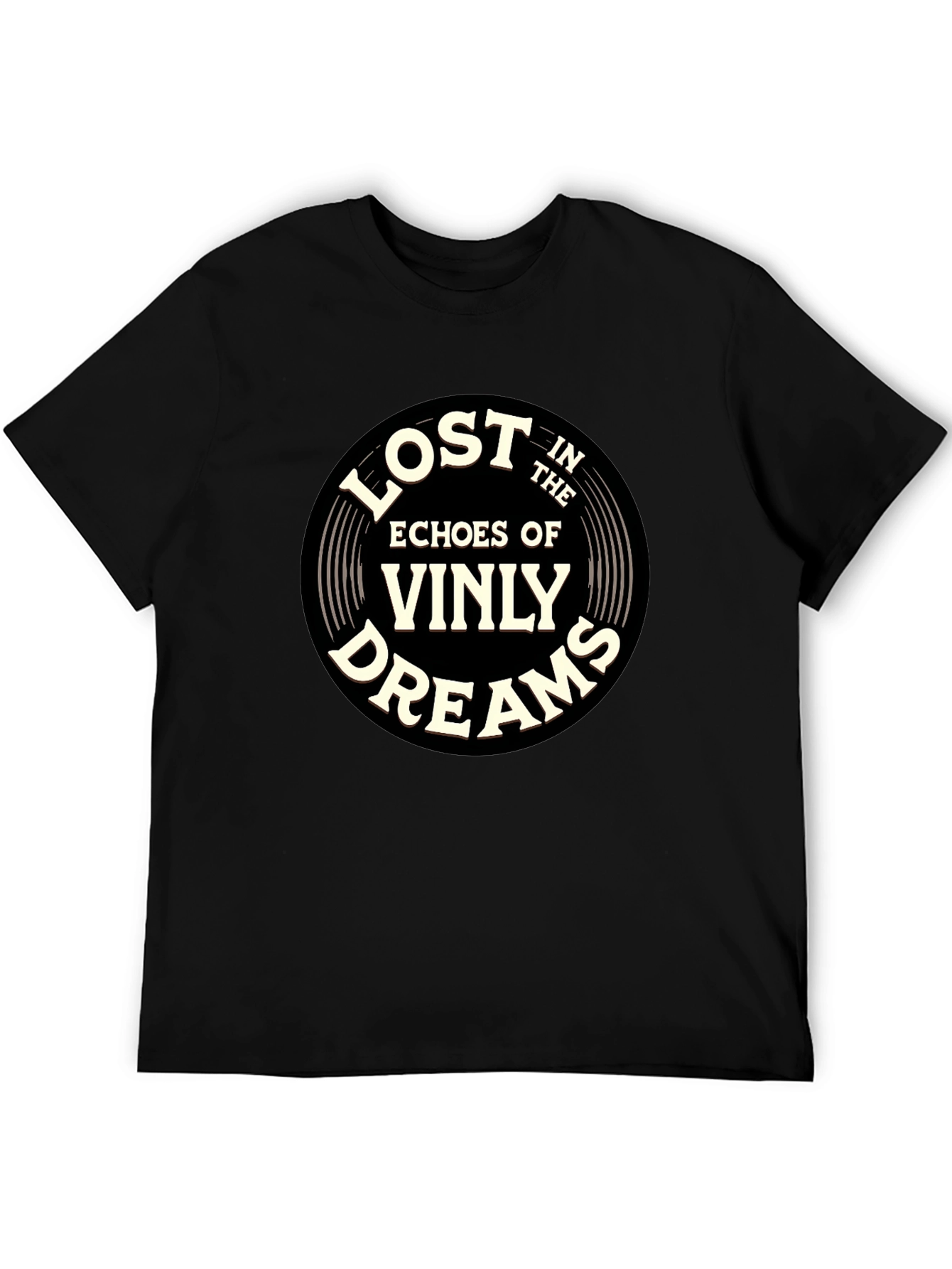 Lost in the Echoes of Vinyl Dreams T-Shirt