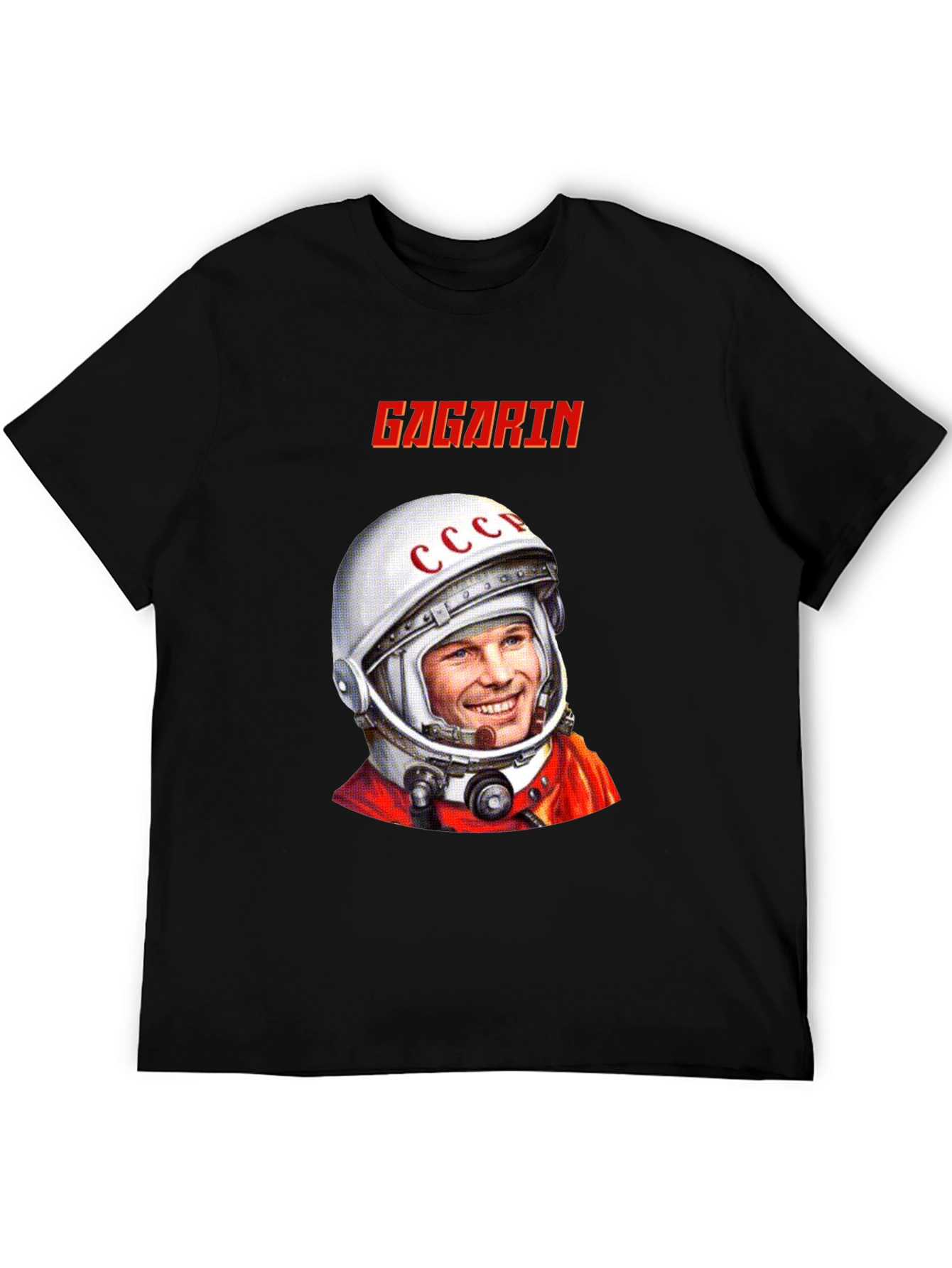 Gagarin Space Race T-Shirt - Black