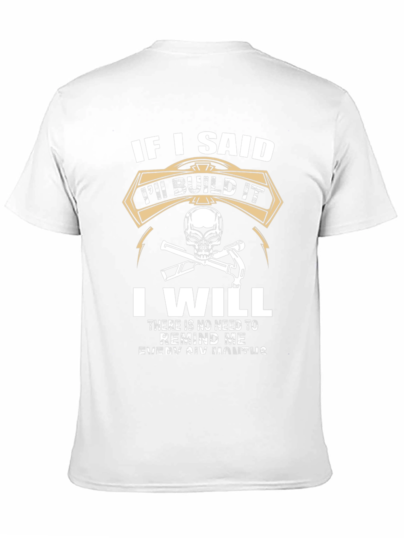 Ill Build It Black Graphic T-Shirt
