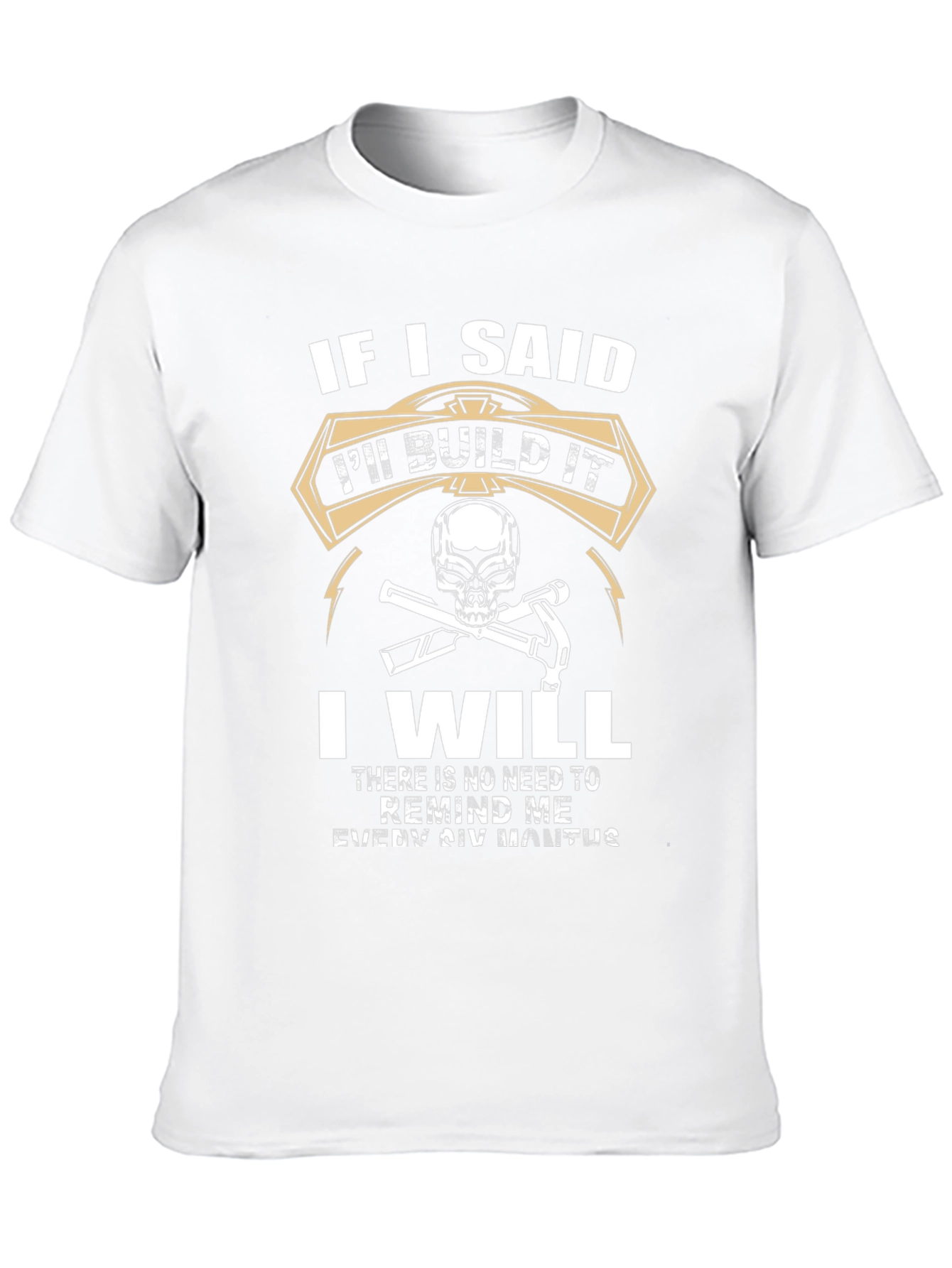 Ill Build It Black Graphic T-Shirt