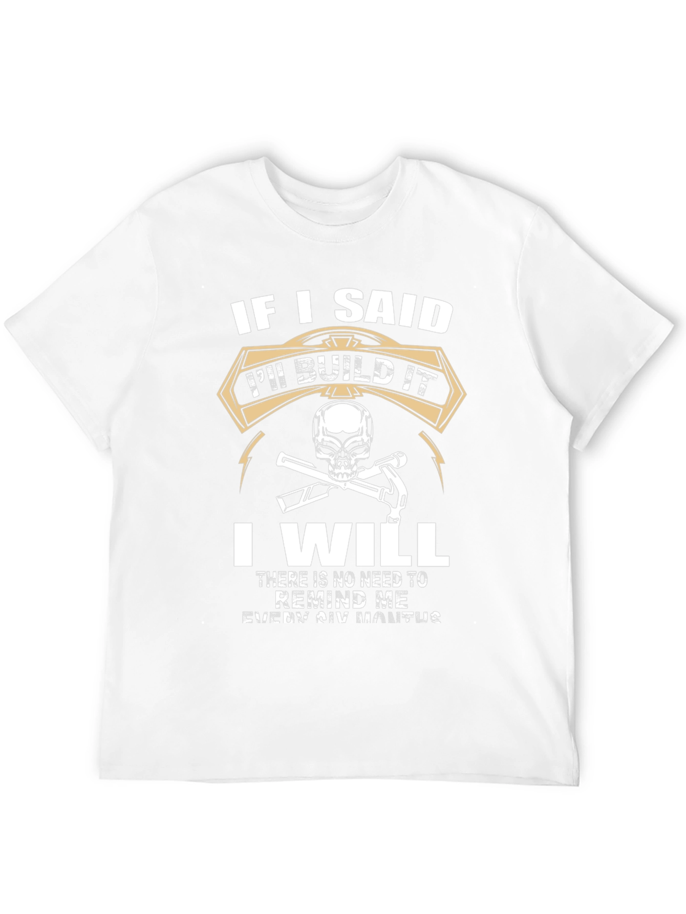Ill Build It Black Graphic T-Shirt
