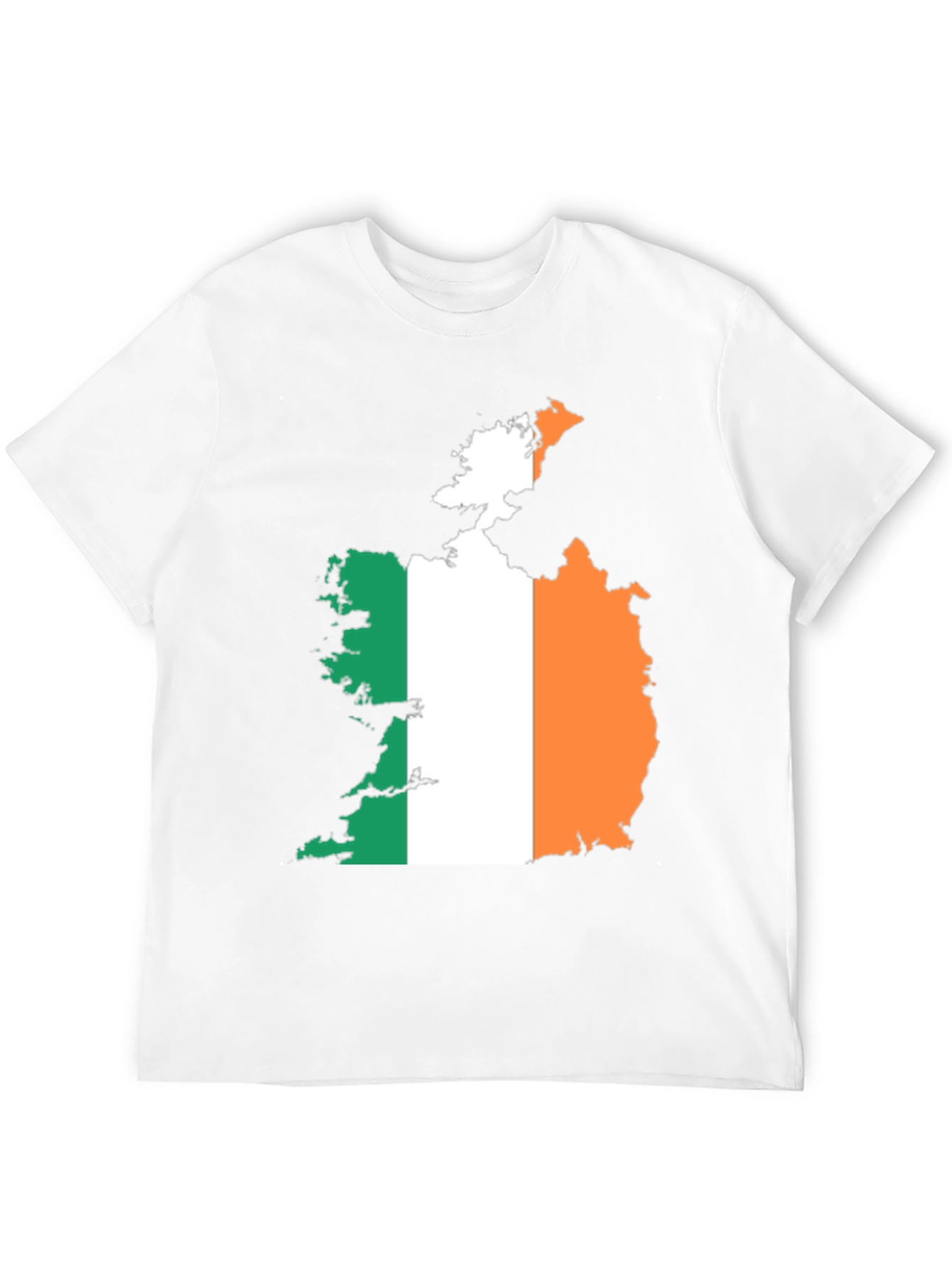 Irish Flag Map Graphic Tee - Black