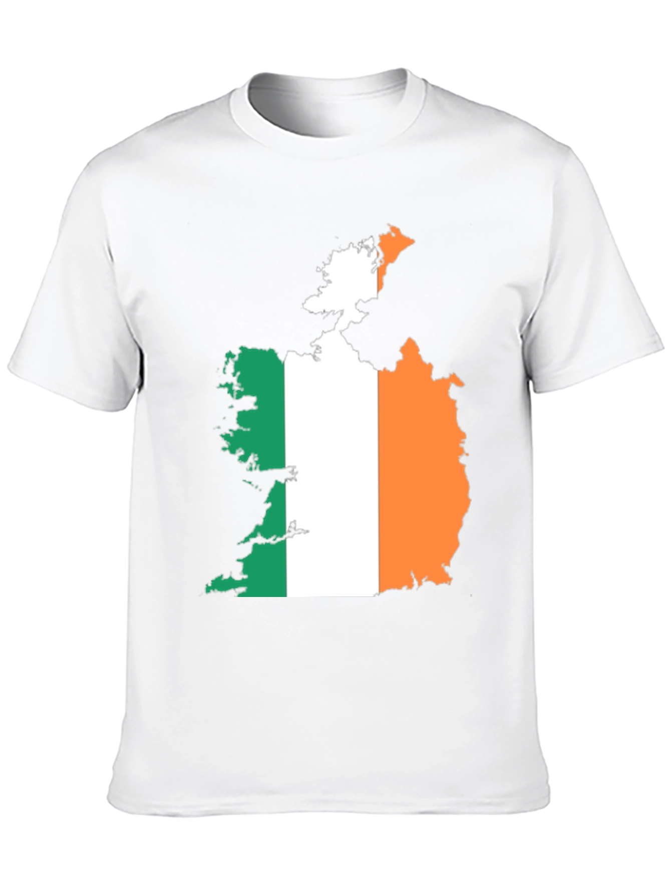 Irish Flag Map Graphic Tee - Black
