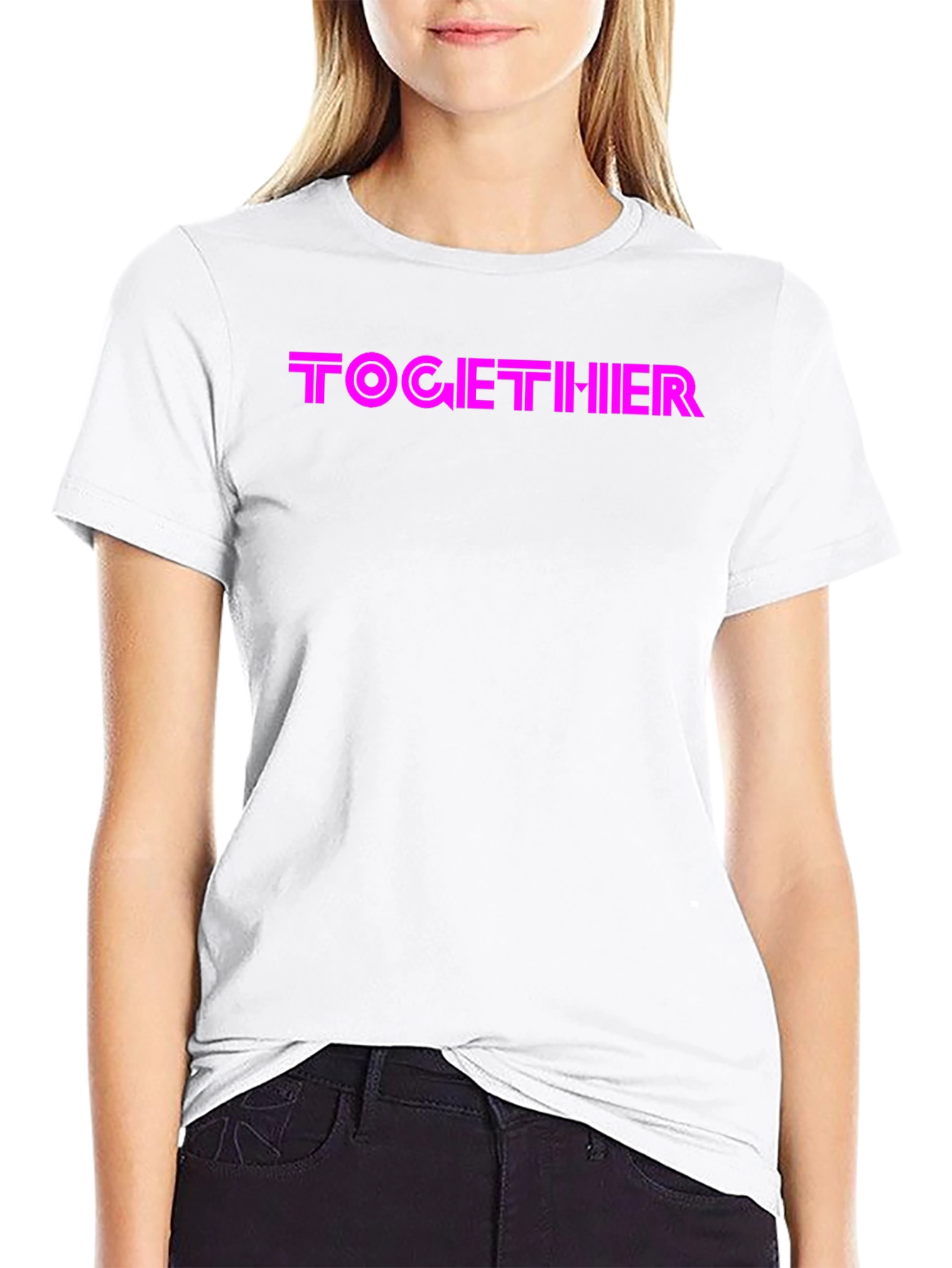 TOGETHIIR Graphic Black T-Shirt