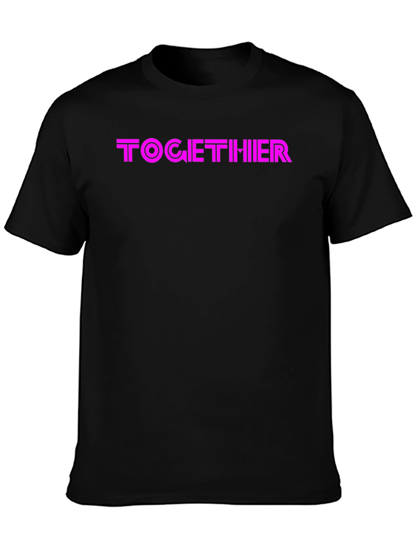 TOGETHIIR Graphic Black T-Shirt