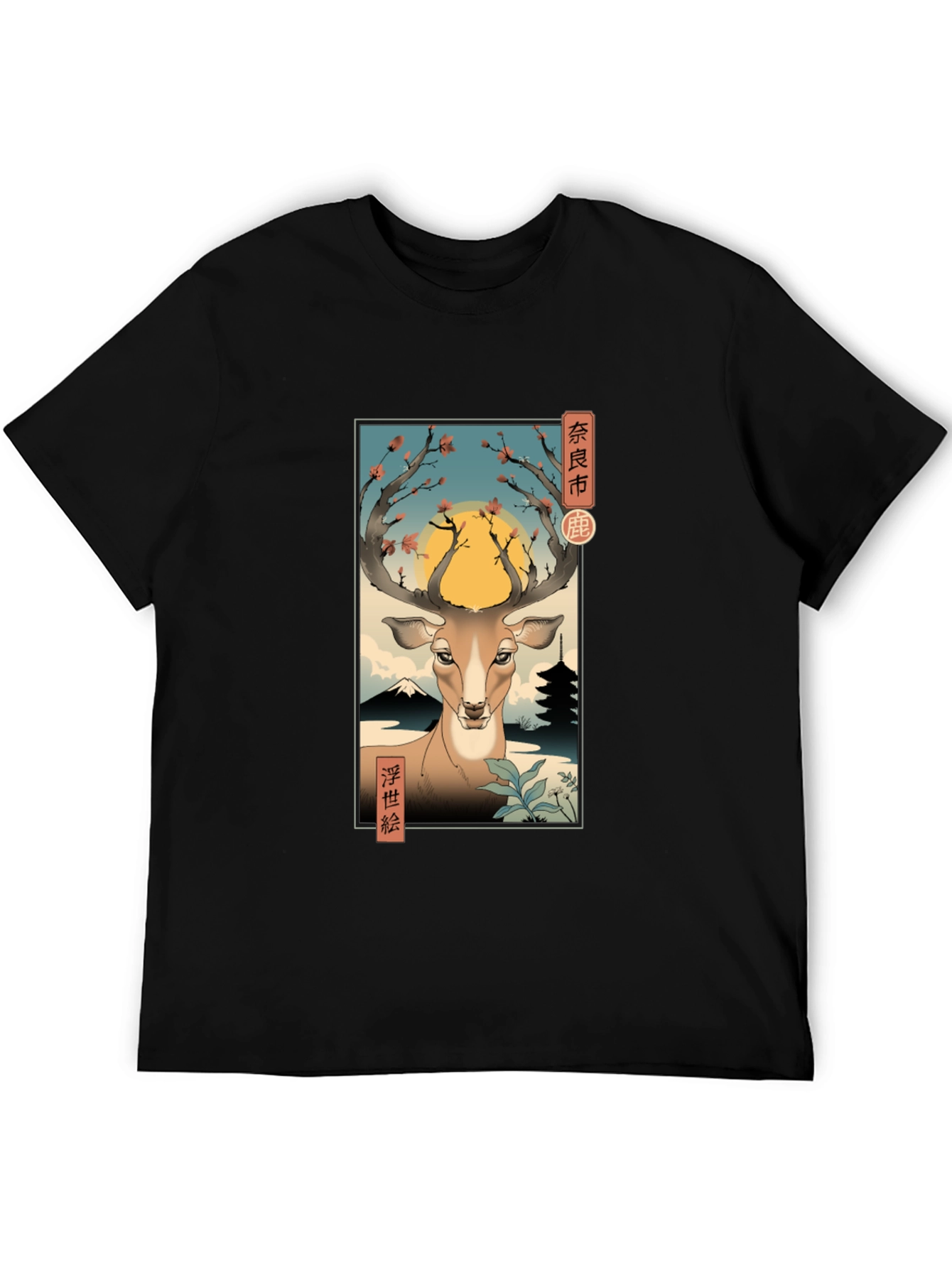 Japanese Deer Graphic Tee