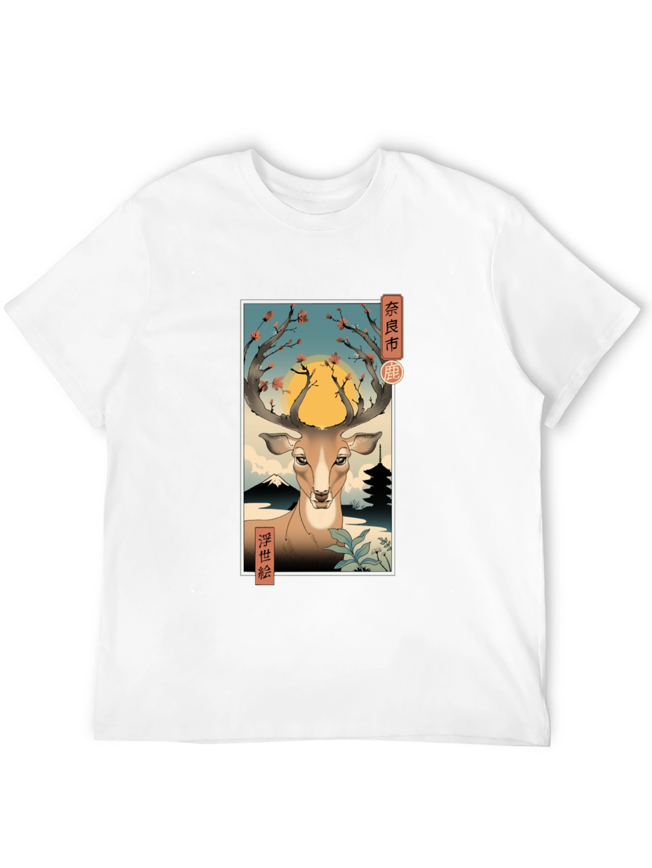 Japanese Deer Graphic Tee