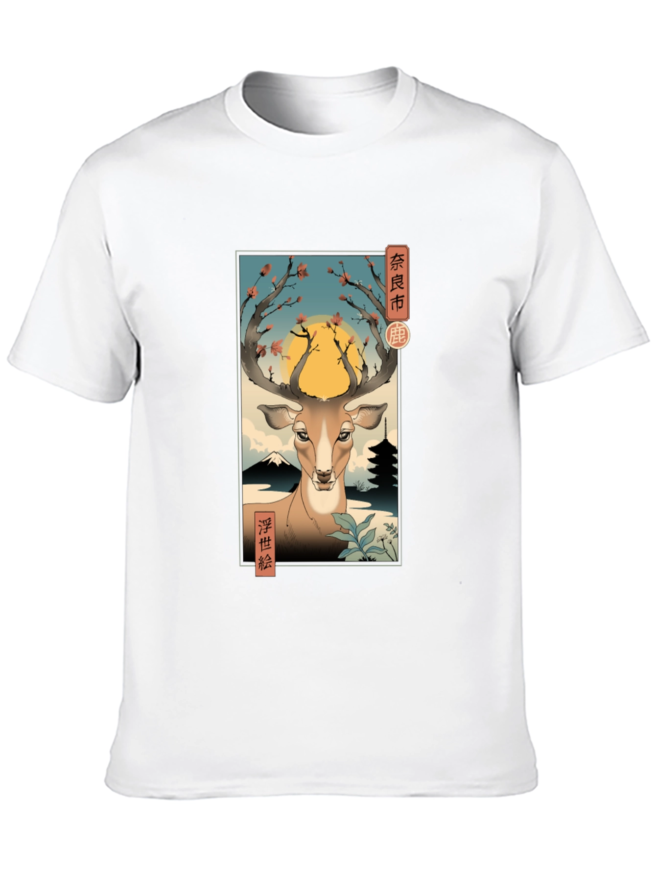 Japanese Deer Graphic Tee