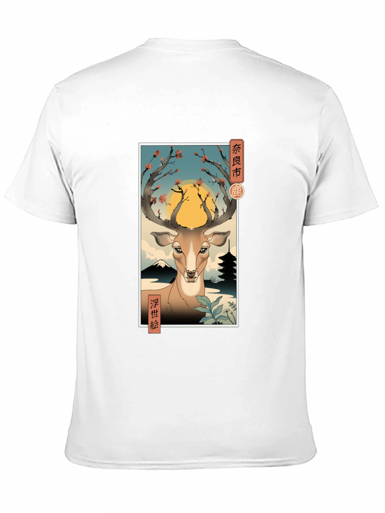 Japanese Deer Graphic Tee