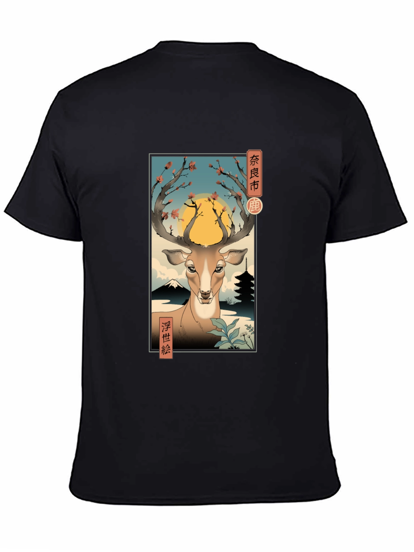 Japanese Deer Graphic Tee