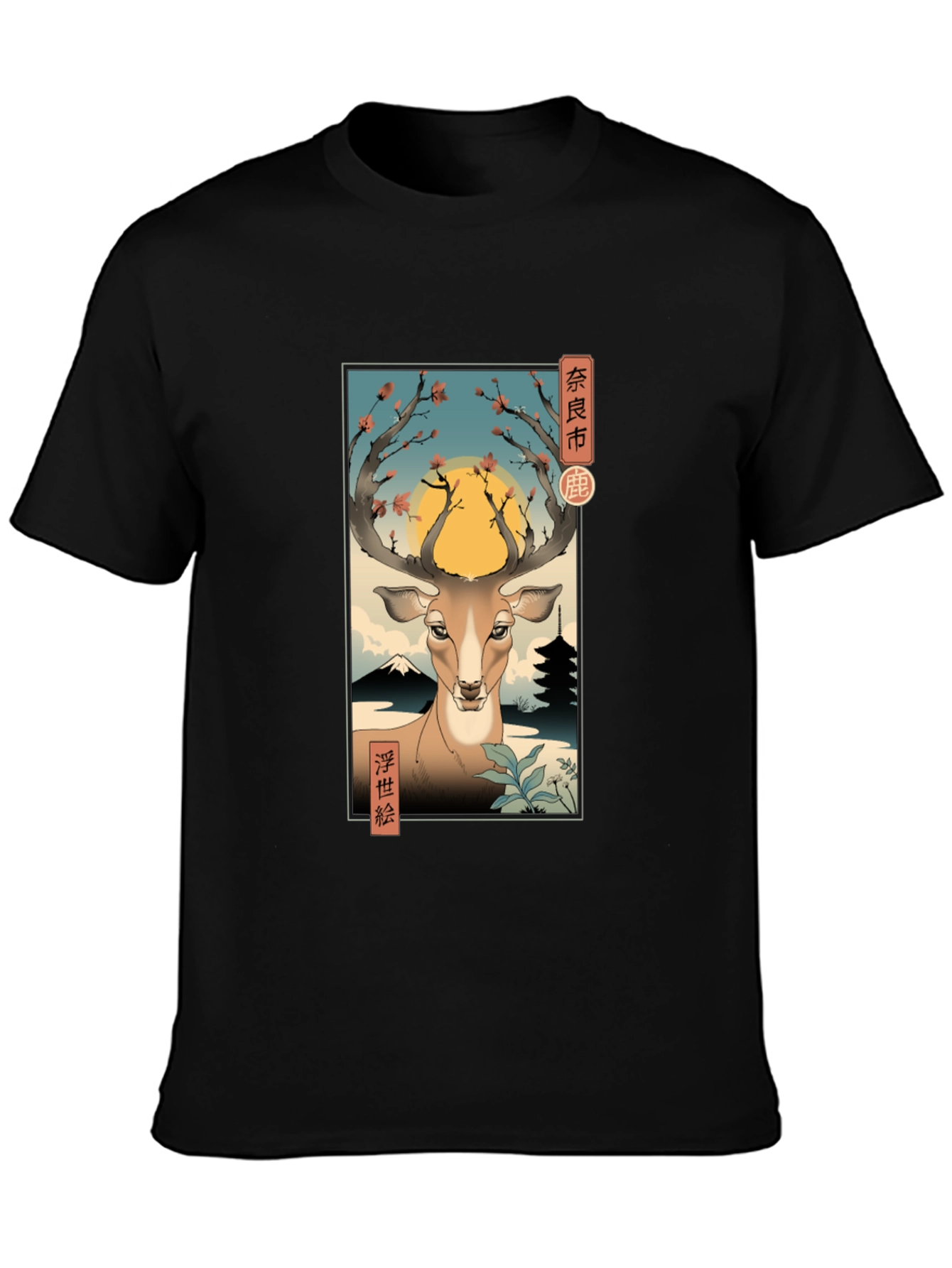 Japanese Deer Graphic Tee