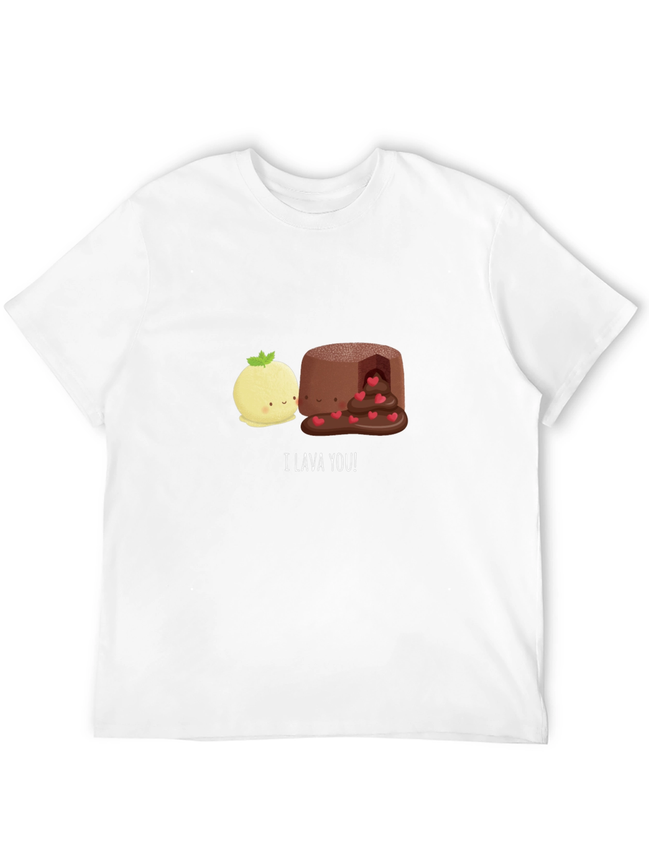 I Lava You Graphic Tee - Black Cotton T-Shirt