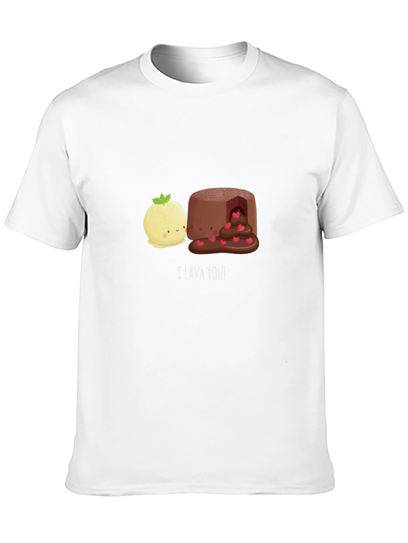 I Lava You Graphic Tee - Black Cotton T-Shirt