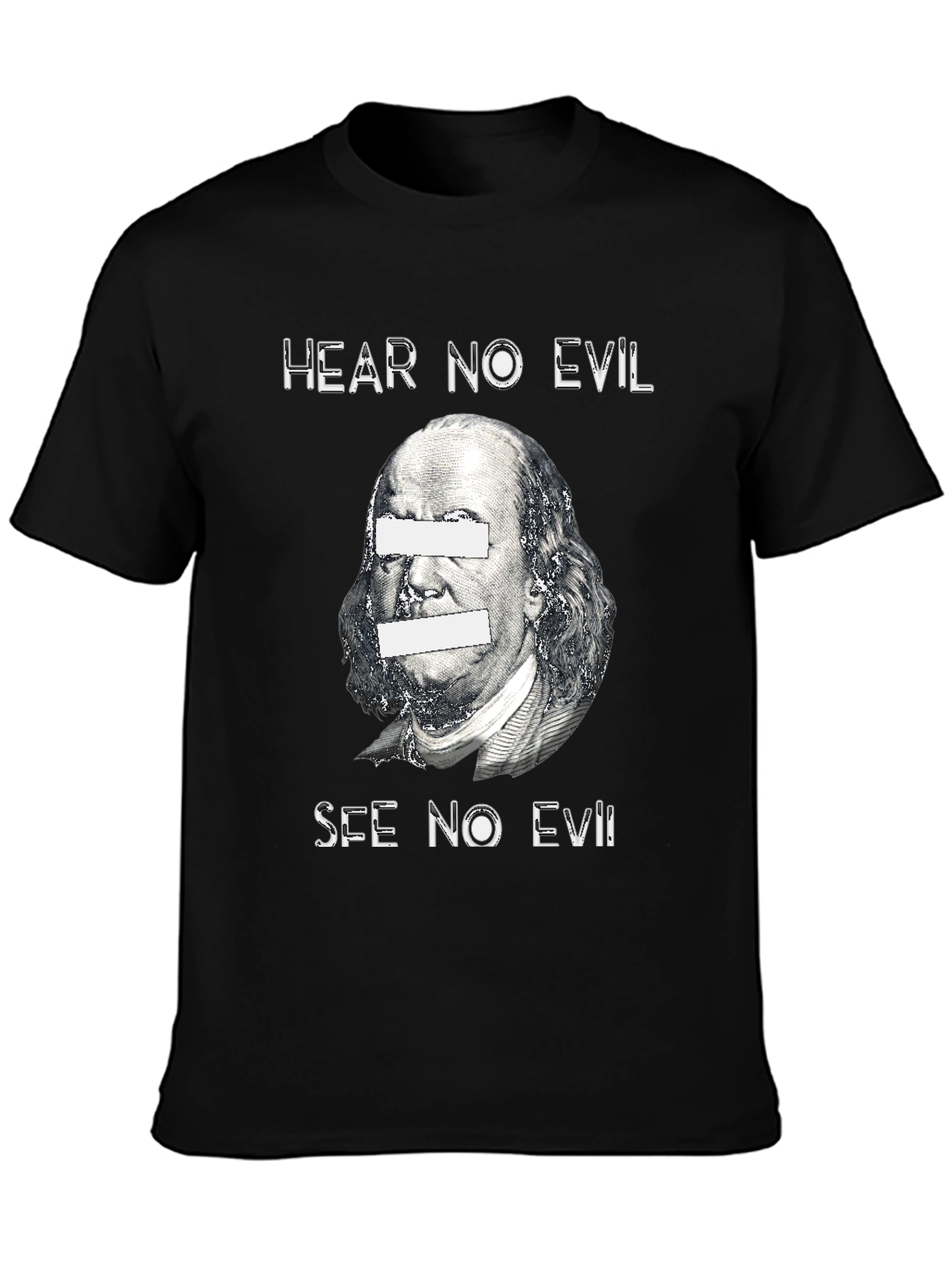 Hear No Evil See No Evil Graphic T-Shirt