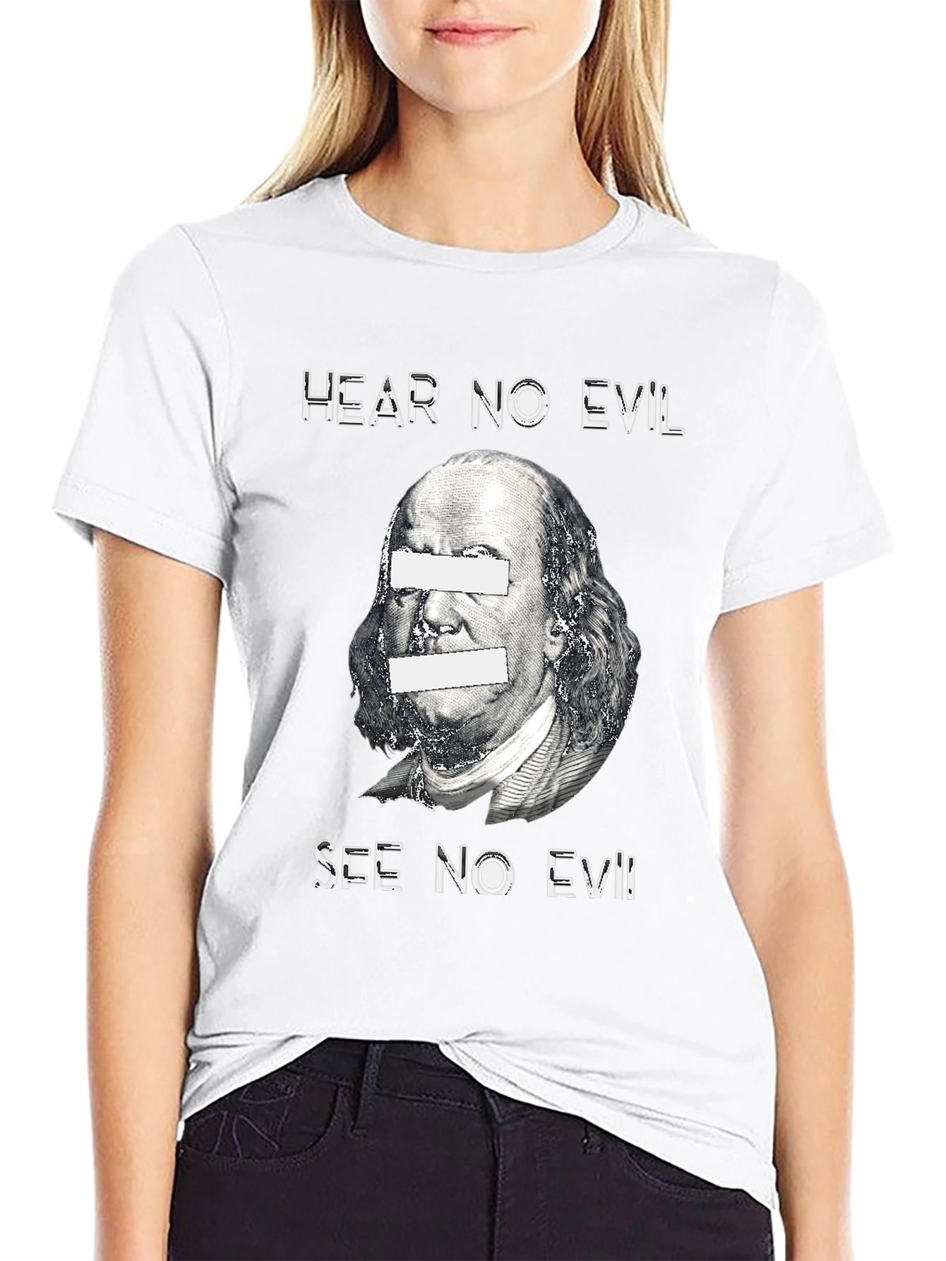 Hear No Evil See No Evil Graphic T-Shirt