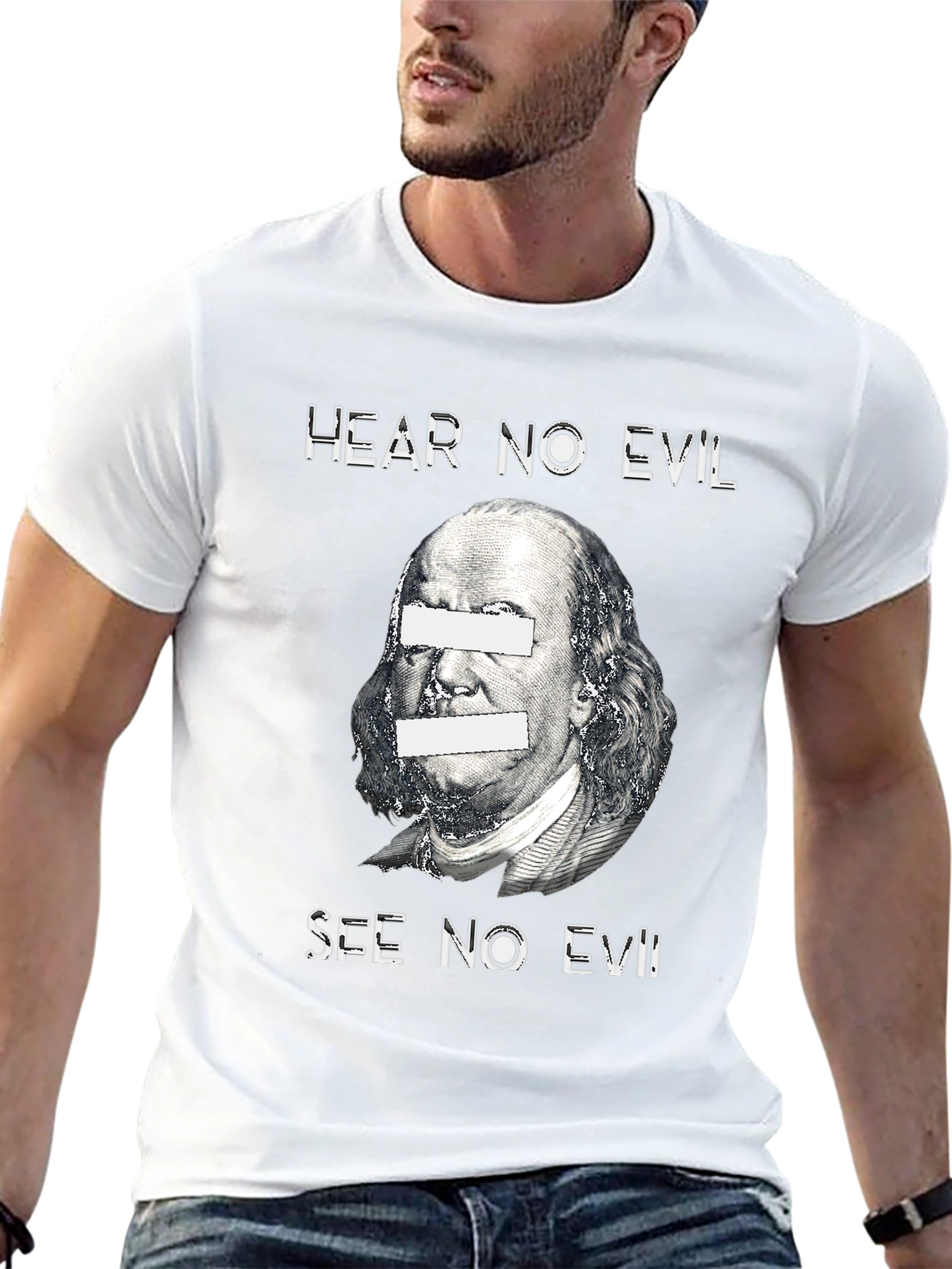 Hear No Evil See No Evil Graphic T-Shirt