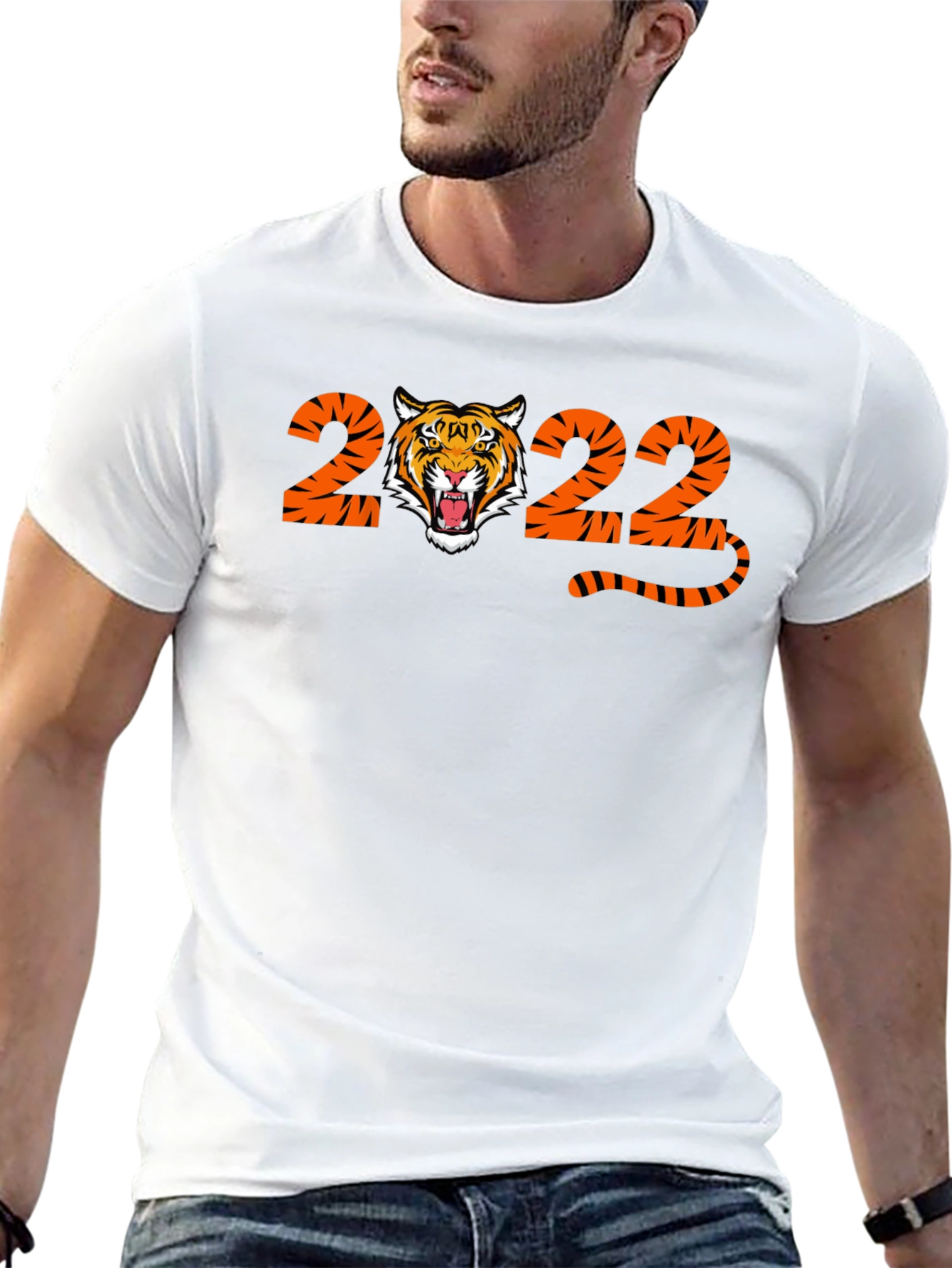 Tiger 2022 Graphic Print Tee