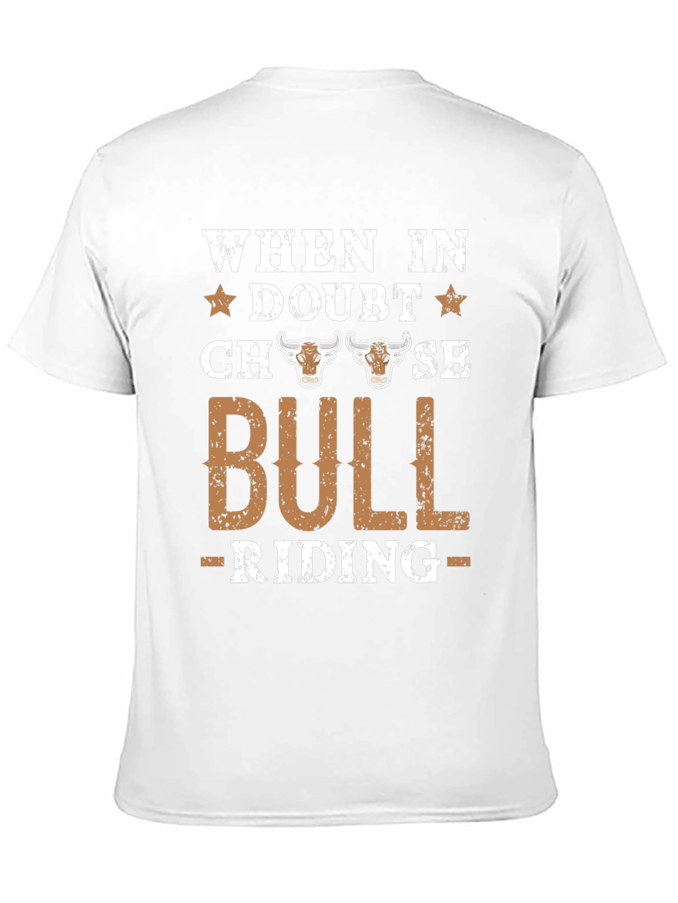 Bull Riding Graphic Tee - Western Style T-Shirt