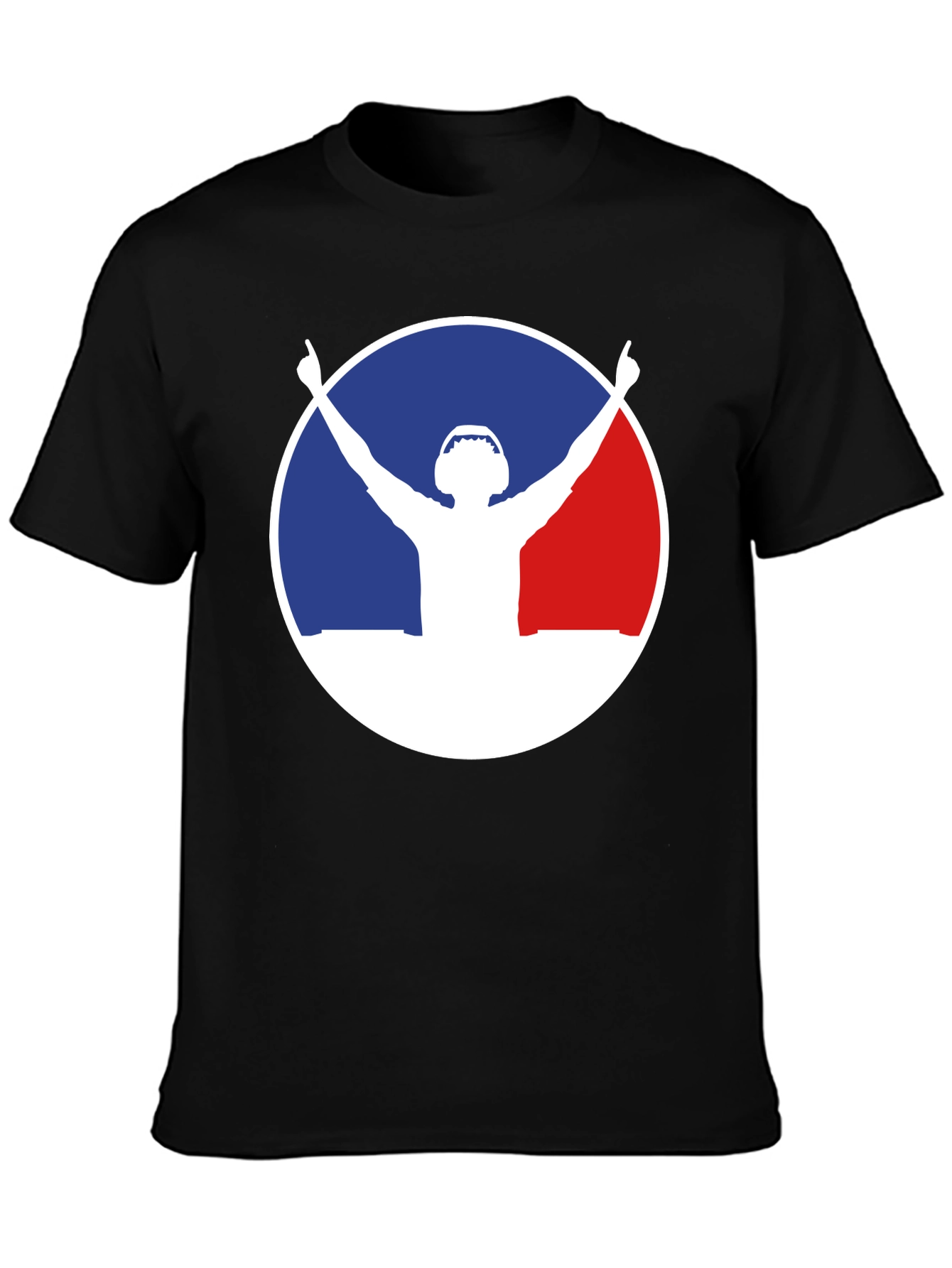 DJ Silhouette Graphic Black T-Shirt
