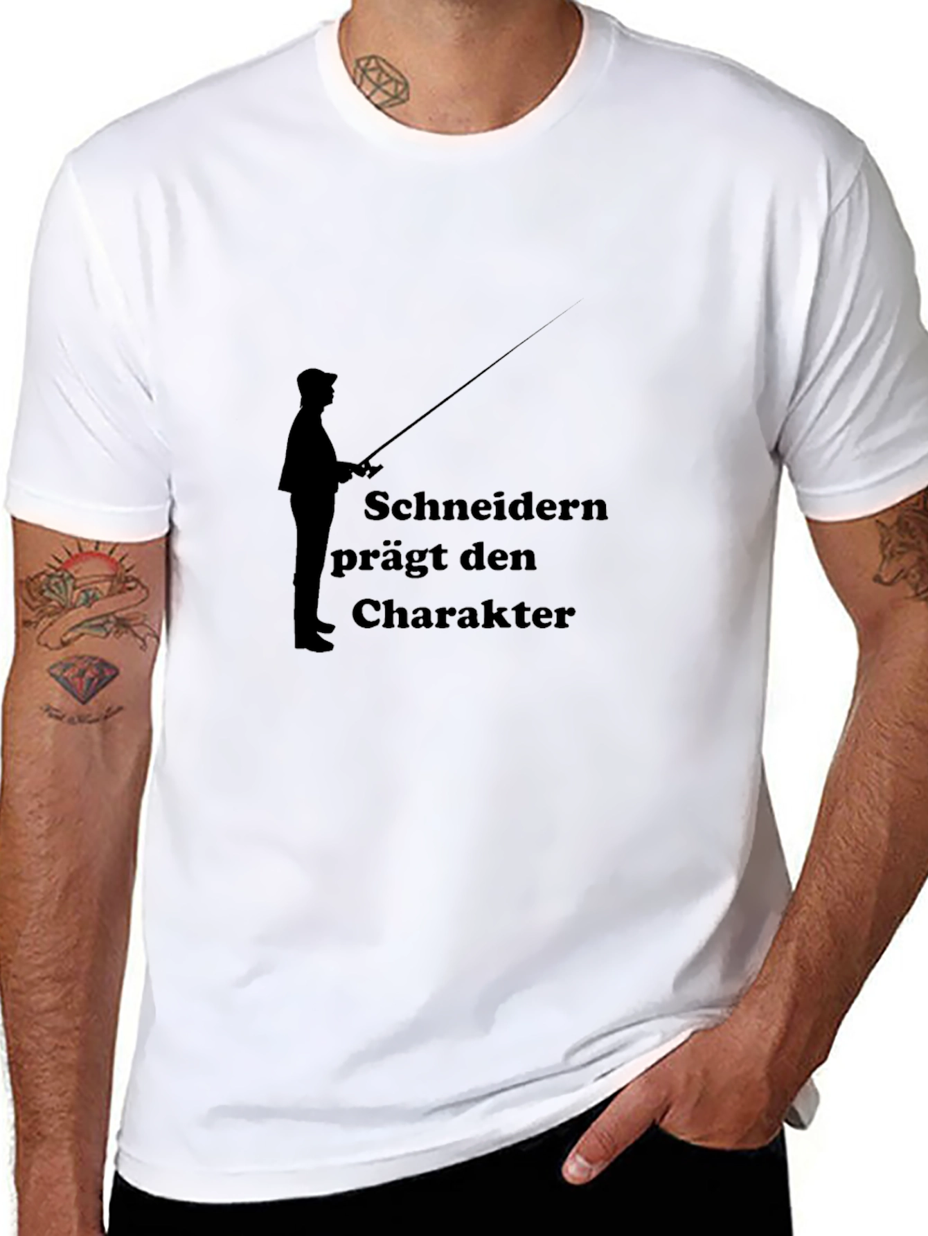 Fishing Lover T-Shirt: Schneidern prägt den Charakter