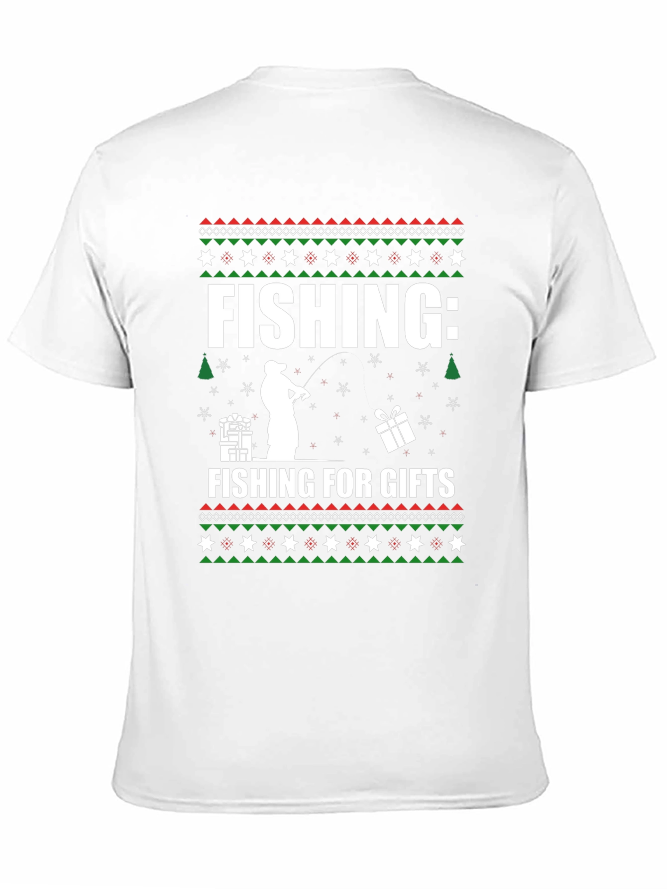 Fishing For Gifts Christmas T-Shirt