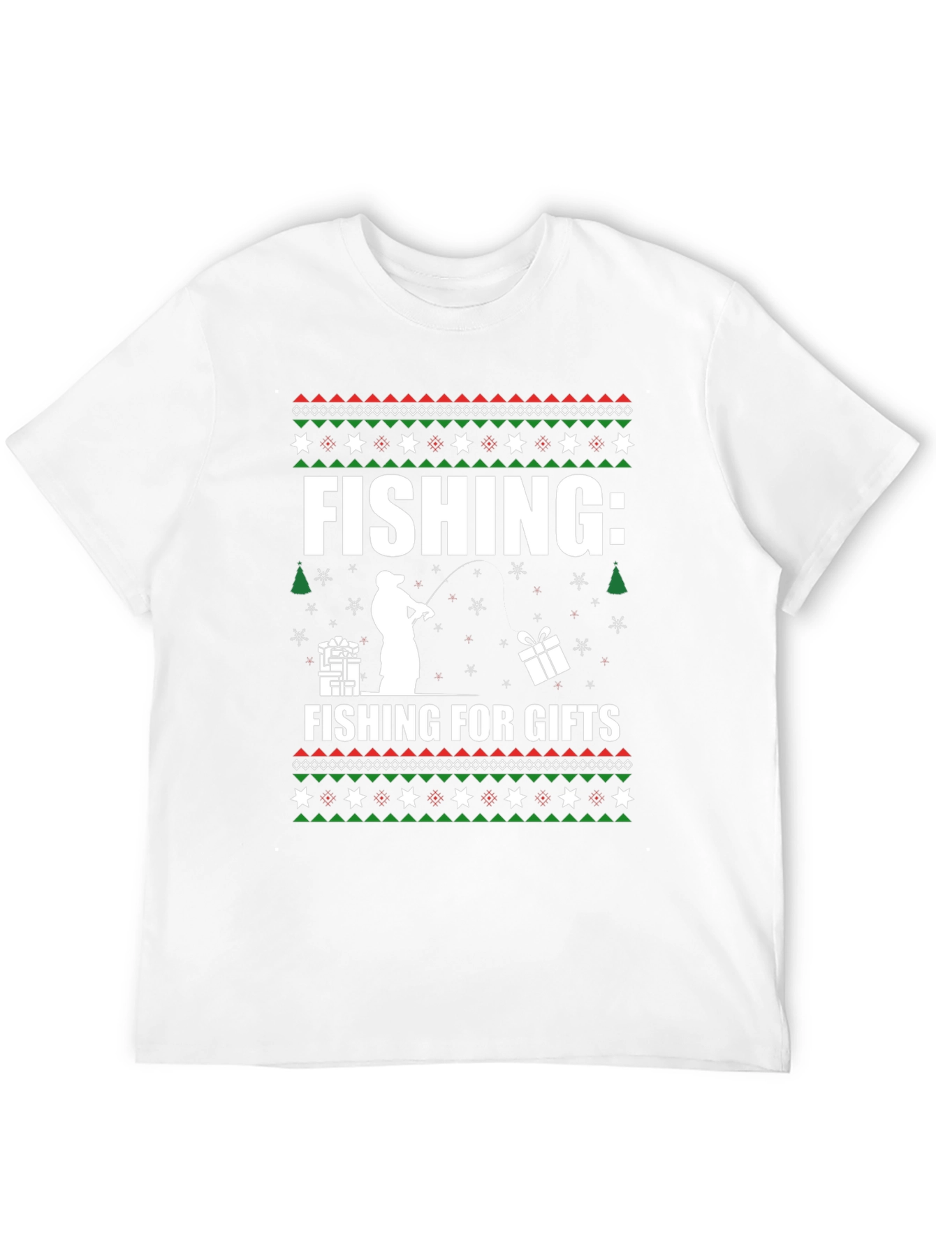 Fishing For Gifts Christmas T-Shirt