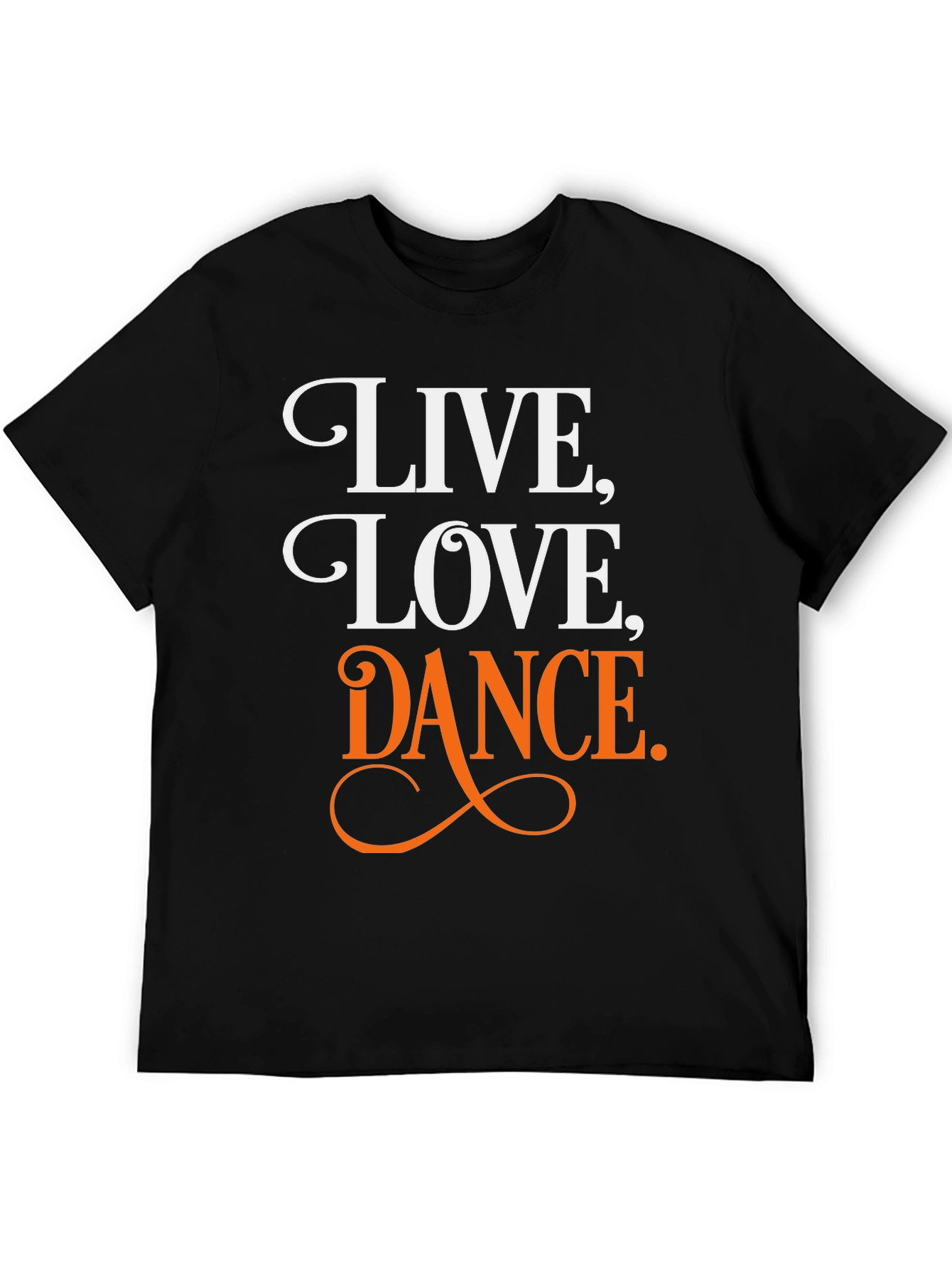 Live Love Dance Graphic Tee - Black T-Shirt