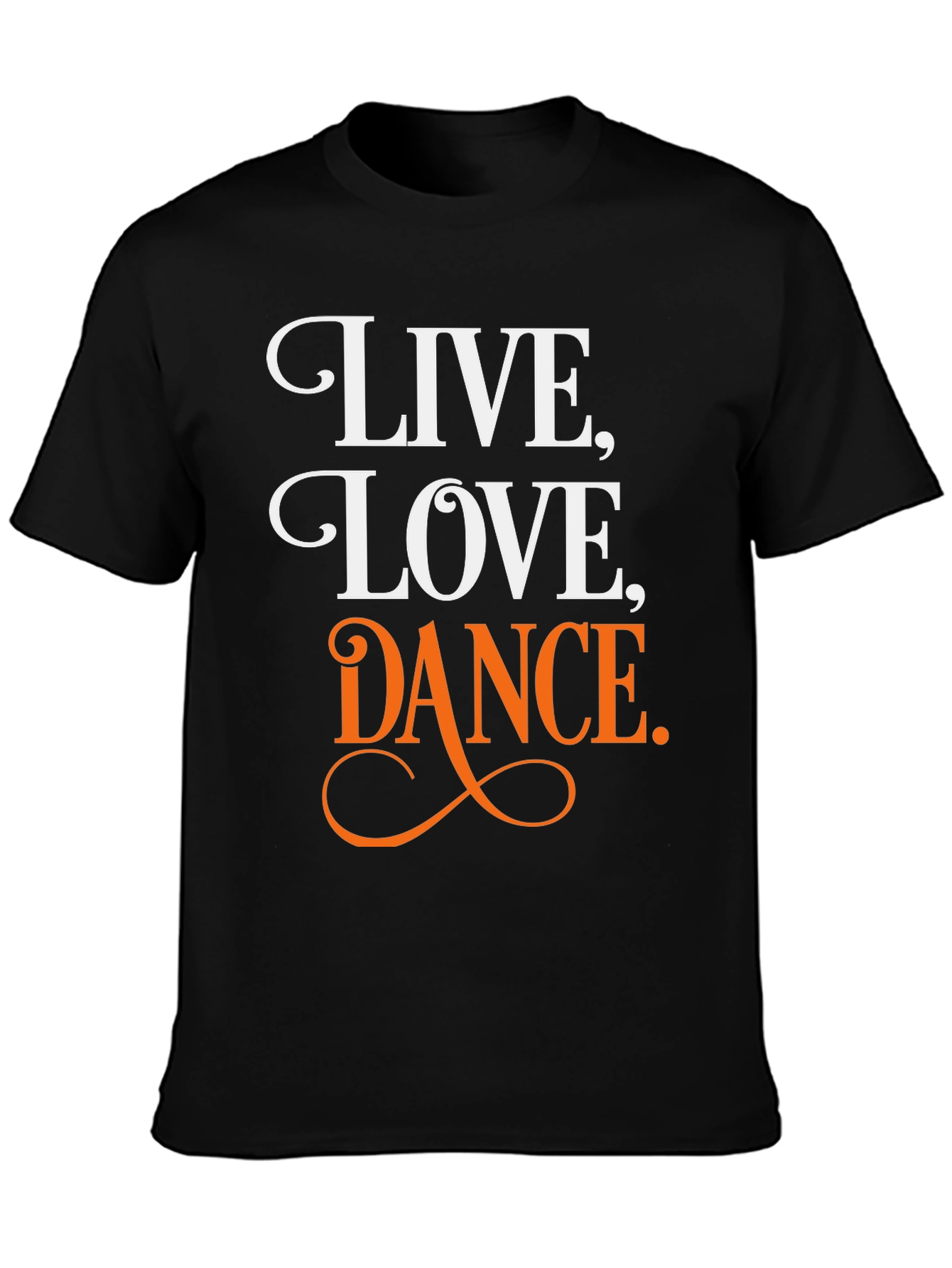 Live Love Dance Graphic Tee - Black T-Shirt