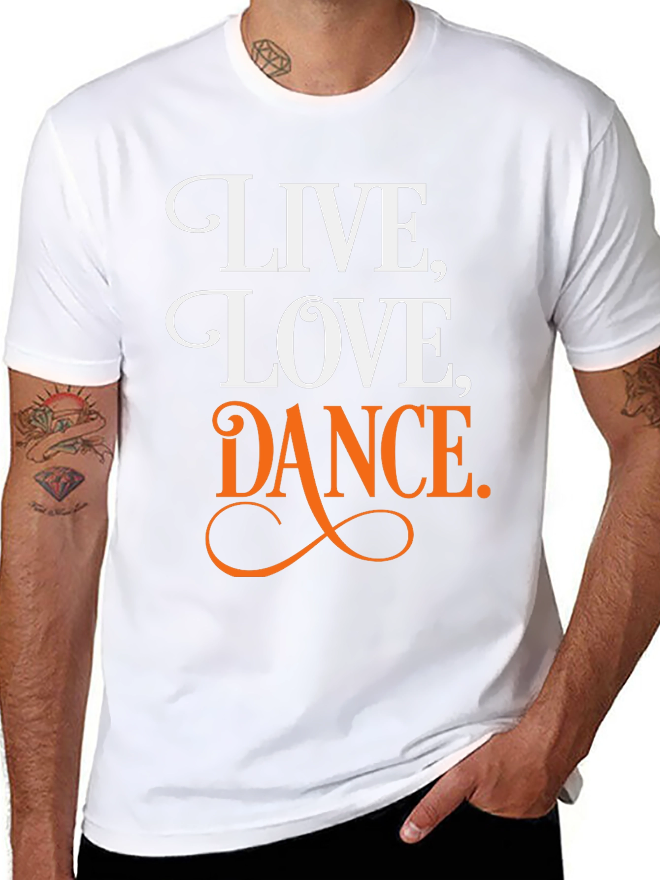 Live Love Dance Graphic Tee - Black T-Shirt